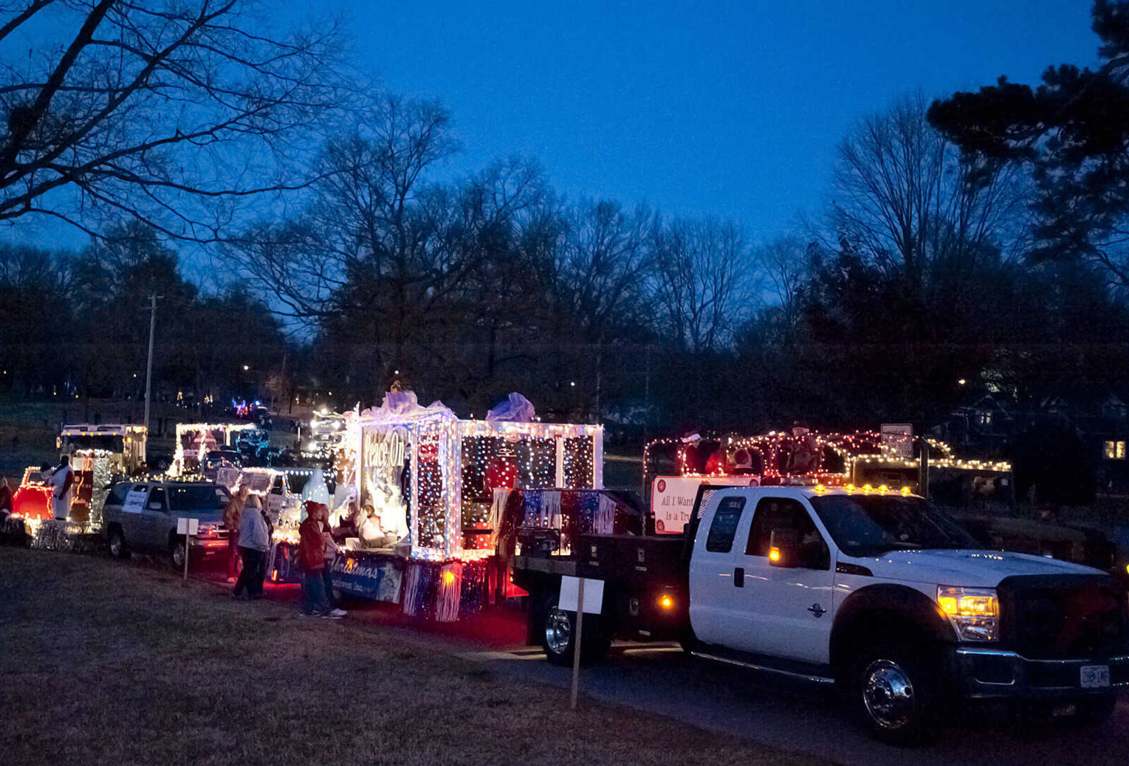 The 22nd Annual Parade of Lights Sunday, Dec. 1, in Cape Girardeau. The parade started at Capaha Park making its way down Broadway and Main Street. The theme for this year's parade was ŇChristmas Fun for Everyone.Ó