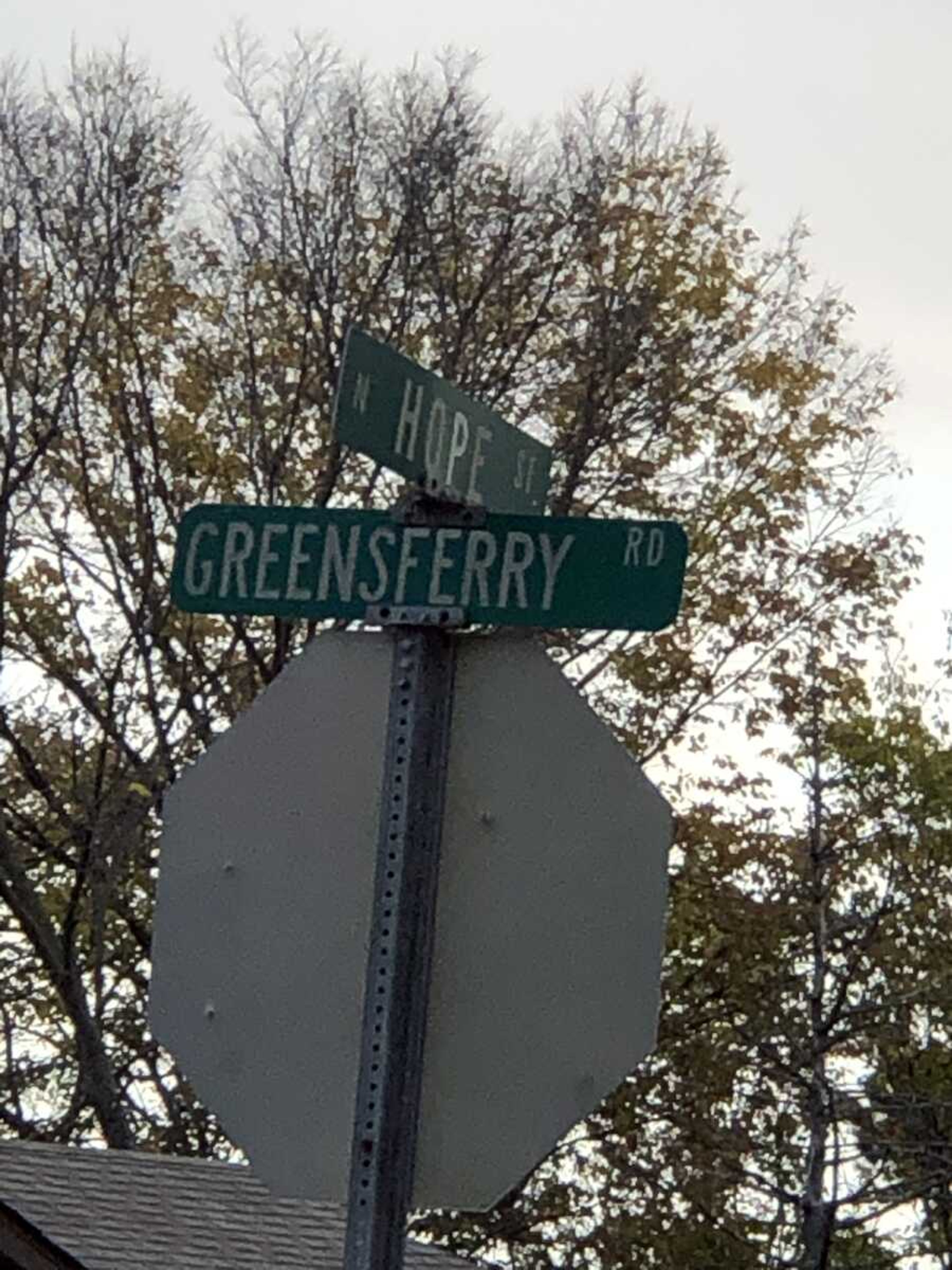 Cape Girardeau County folklore says the head of an American Indian, who had killed a white settler, was found on a stake driven into the ground on Greensferry Road.