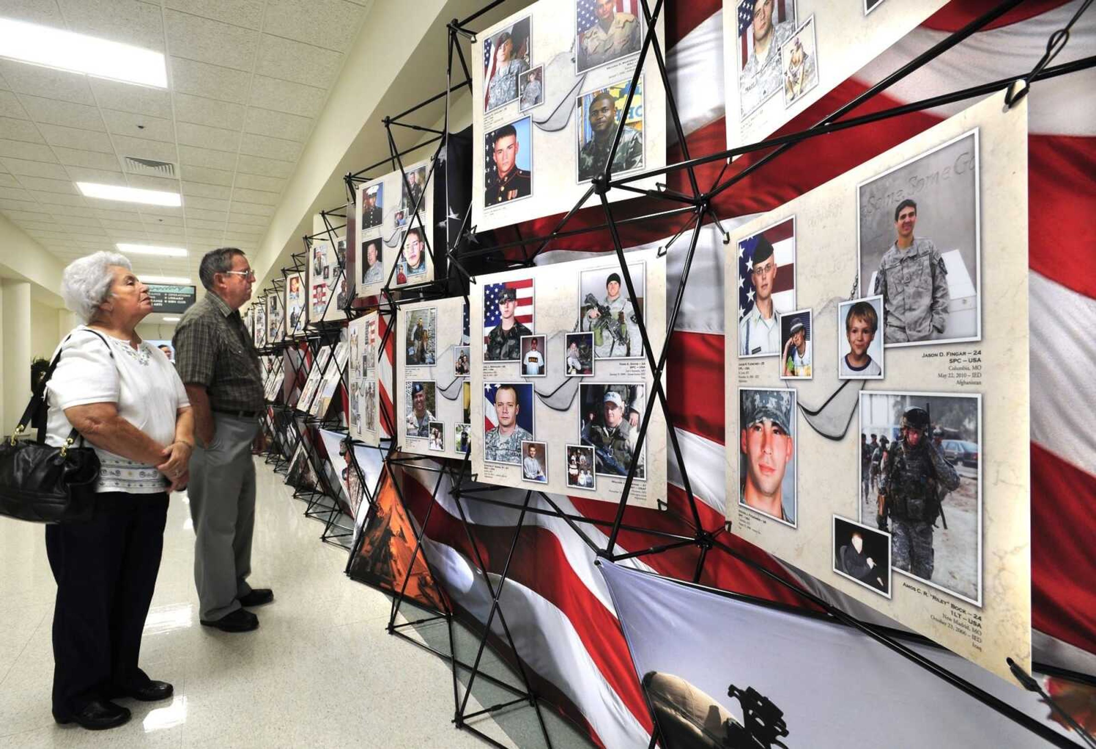 Memorial for soldiers killed in war on terror on display in Perryville