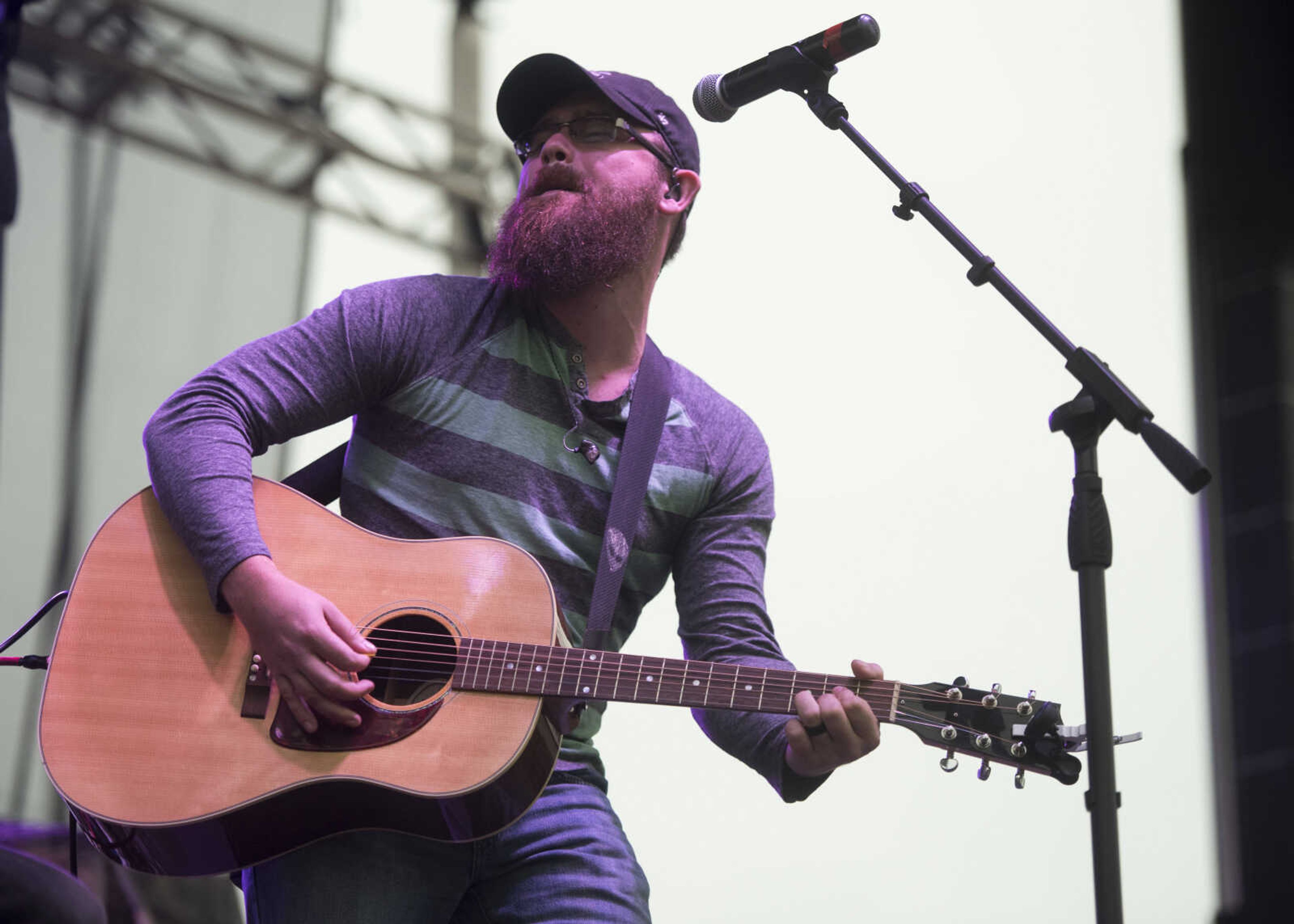 Clinton Walker of Brothers Walker performs at the SEMO District Fair on September 12, 2017, in Cape Girardeau.