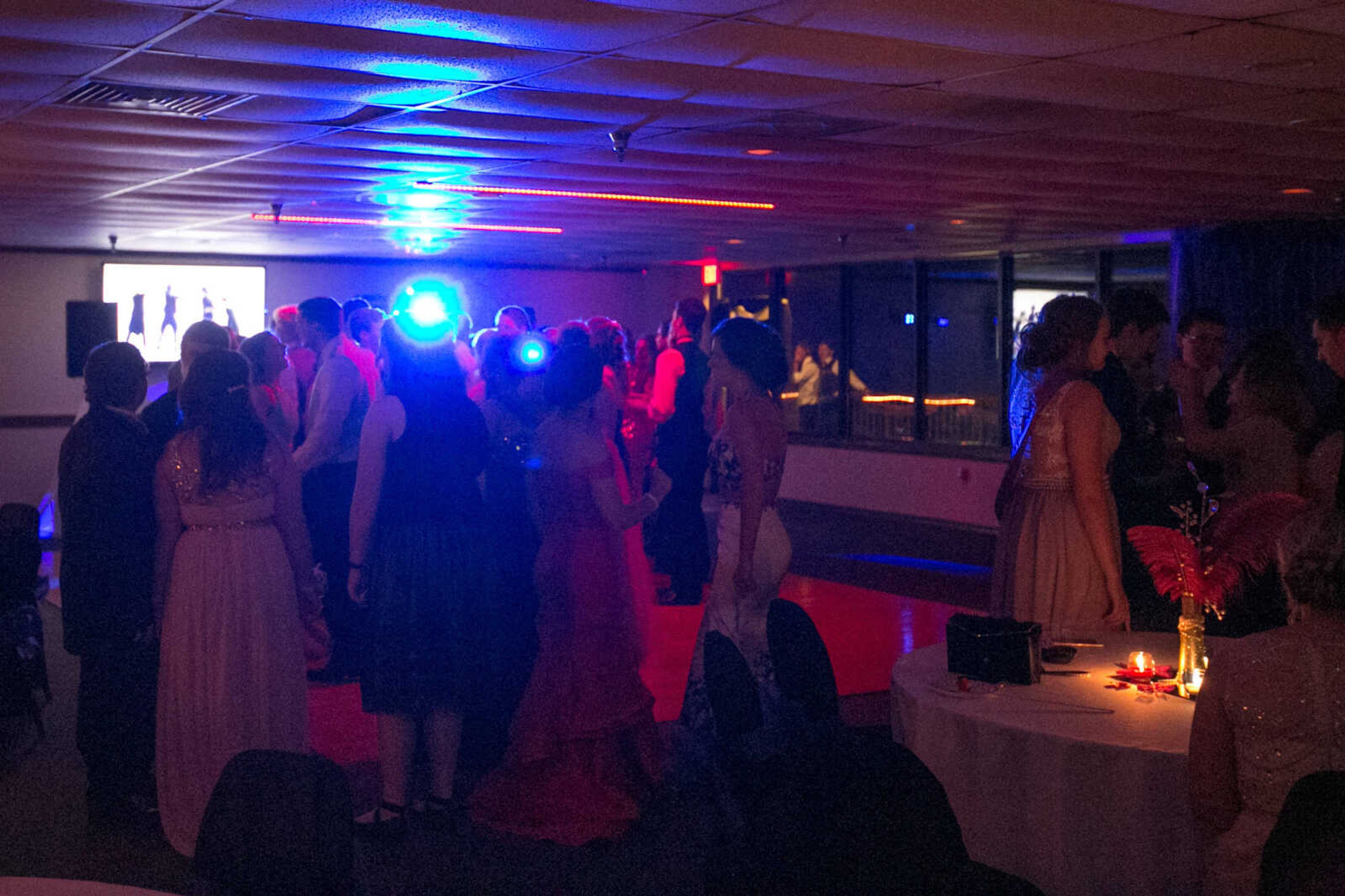 GLENN LANDBERG ~ glandberg@semissourian.com

Students take to the dance floor during the Saxony Lutheran High School's "Classique Magnifique" prom, Saturday, April 23, 2016, at the Cape Girardeau Elks Lodge.