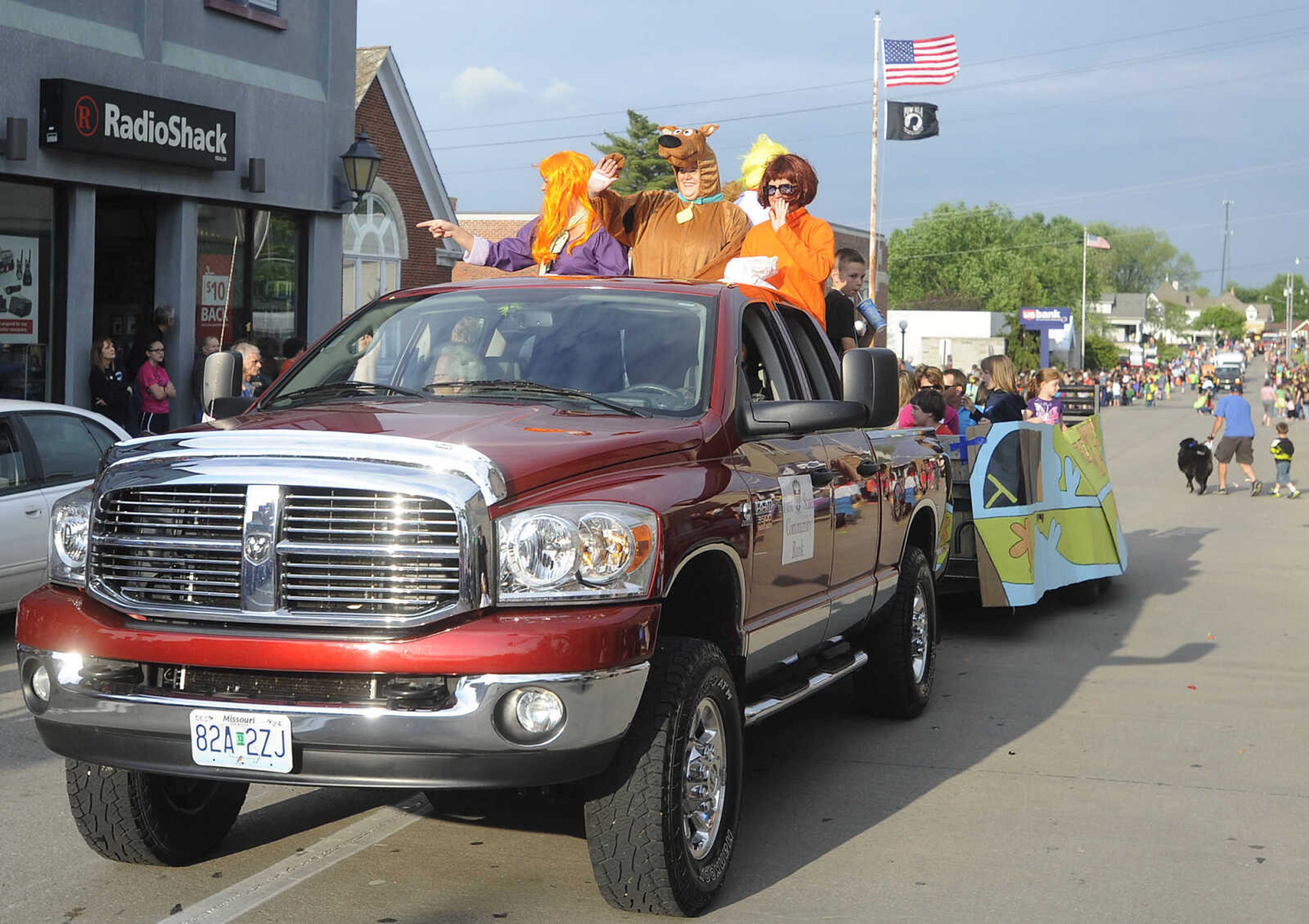 The Perryville Mayfest Parade Friday, May 10, in Perryville, Mo. This year's Mayfest theme is Peace, Love, Perryville Mayfest.