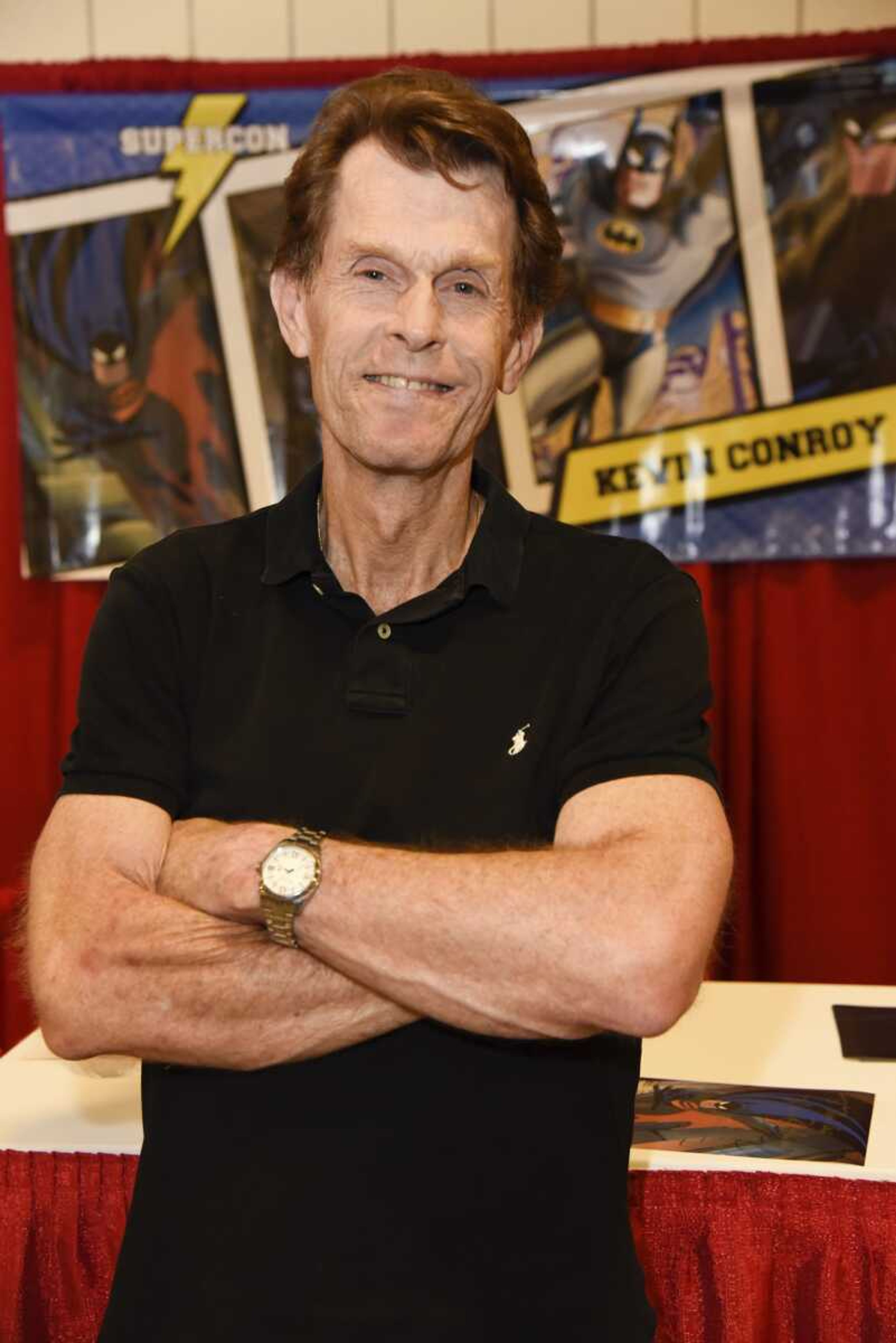 Kevin Conroy attends Florida Supercon on July 13, 2018, in Fort Lauderdale, Florida.<br>Conroy, the prolific voice actor whose gravely voice on "Batman: The Animated Series" was for many Batman fans the definitive sound of the Caped Crusader, died Thursday after a battle with cancer. He was 66. Warner Bros., which produced the series, announced Friday.