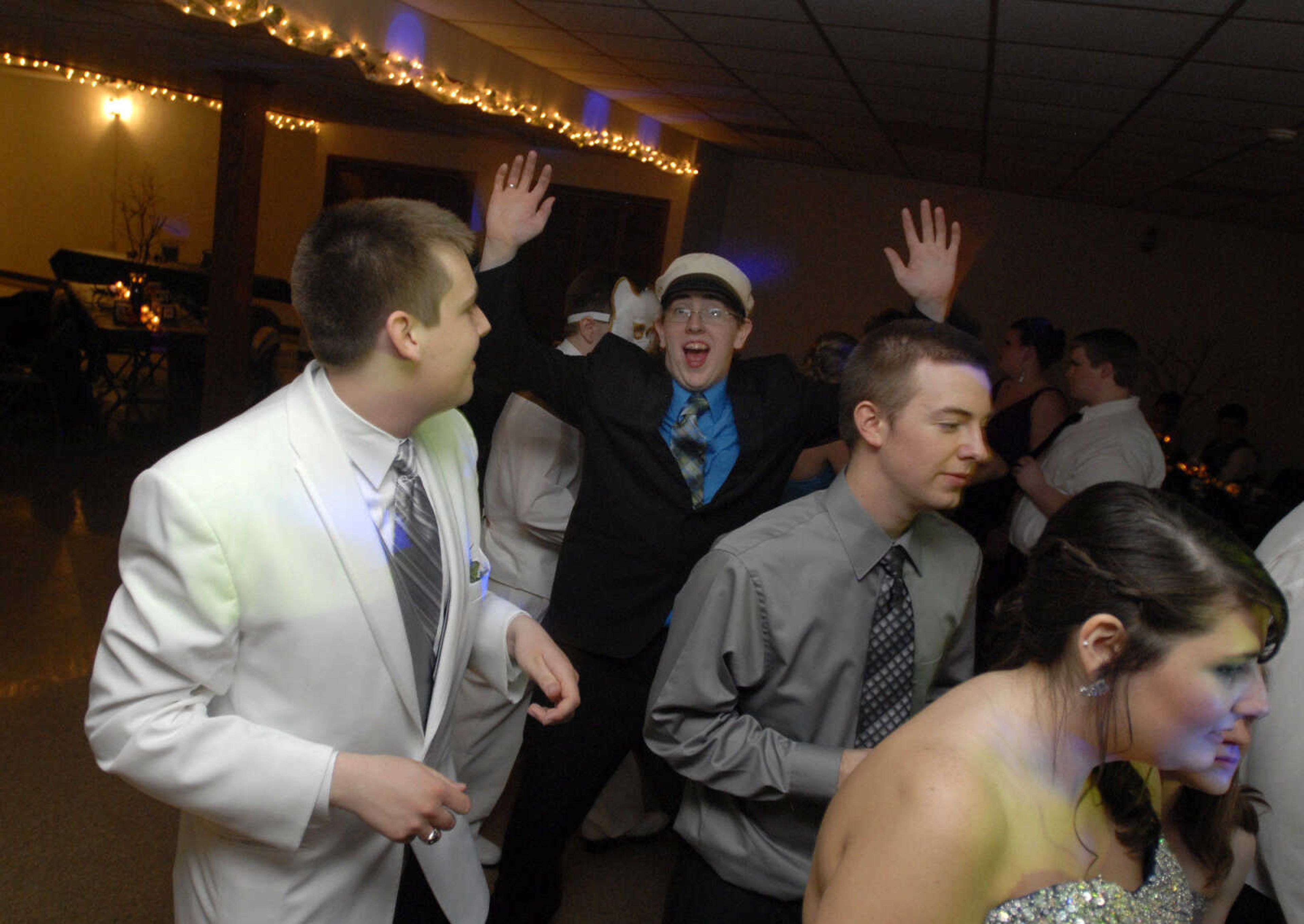 KRISTIN EBERTS ~ keberts@semissourian.com

Saxony Lutheran held their 2011 prom, titled "A Night Behind the Mask," at the Knights of Columbus Hall in Jackson on Saturday, April 9.