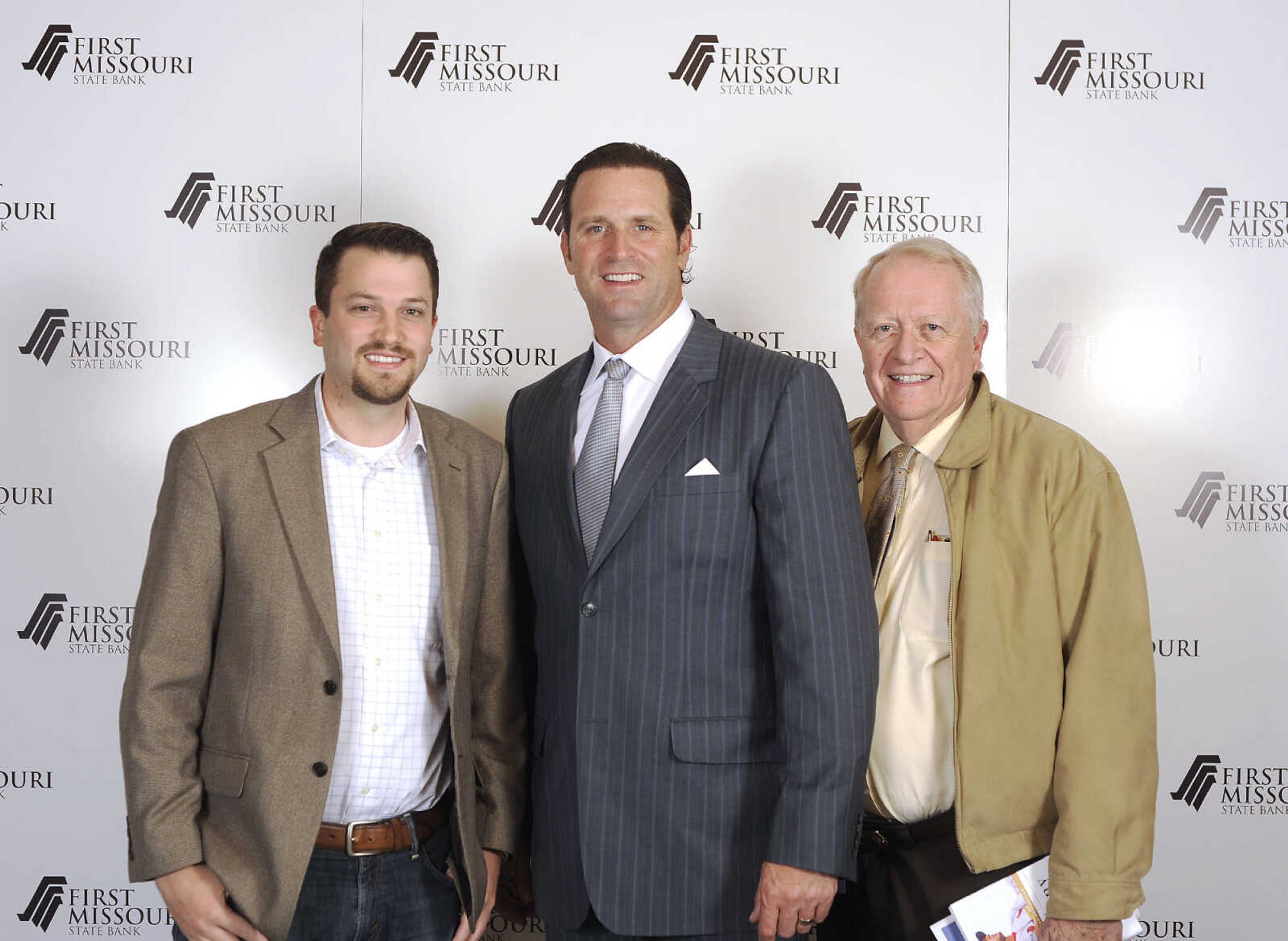 LAURA SIMON ~ lsimon@semissourian.com

Mike Matheny, manager of the St. Louis Cardinals, poses with fans during a VIP reception, Wednesday, Dec. 2, 2015, at Southeast Missouri State University's River Campus. "The State of Cardinals Nation" was presented by First Missouri State Bank.