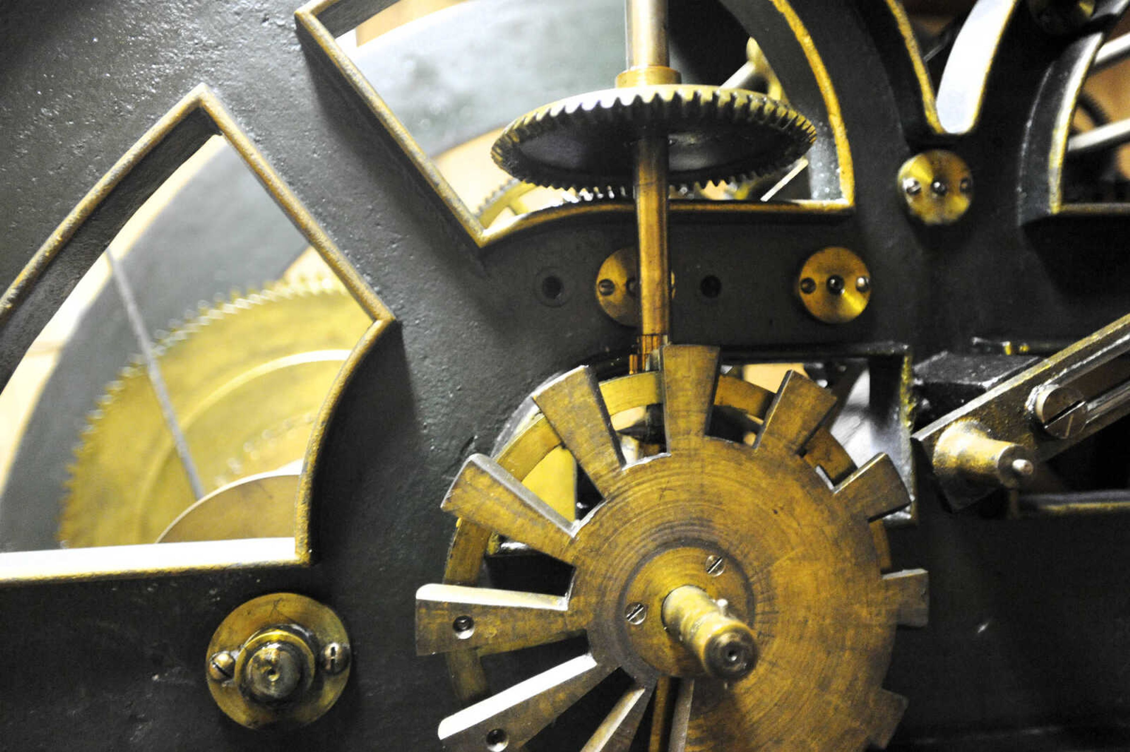 LAURA SIMON ~ lsimon@semissourian.com

Clockwork inside the dome of the Cape Girardeau County Courthouse in Jackson, Missouri, Wednesday, Feb. 18, 2015.