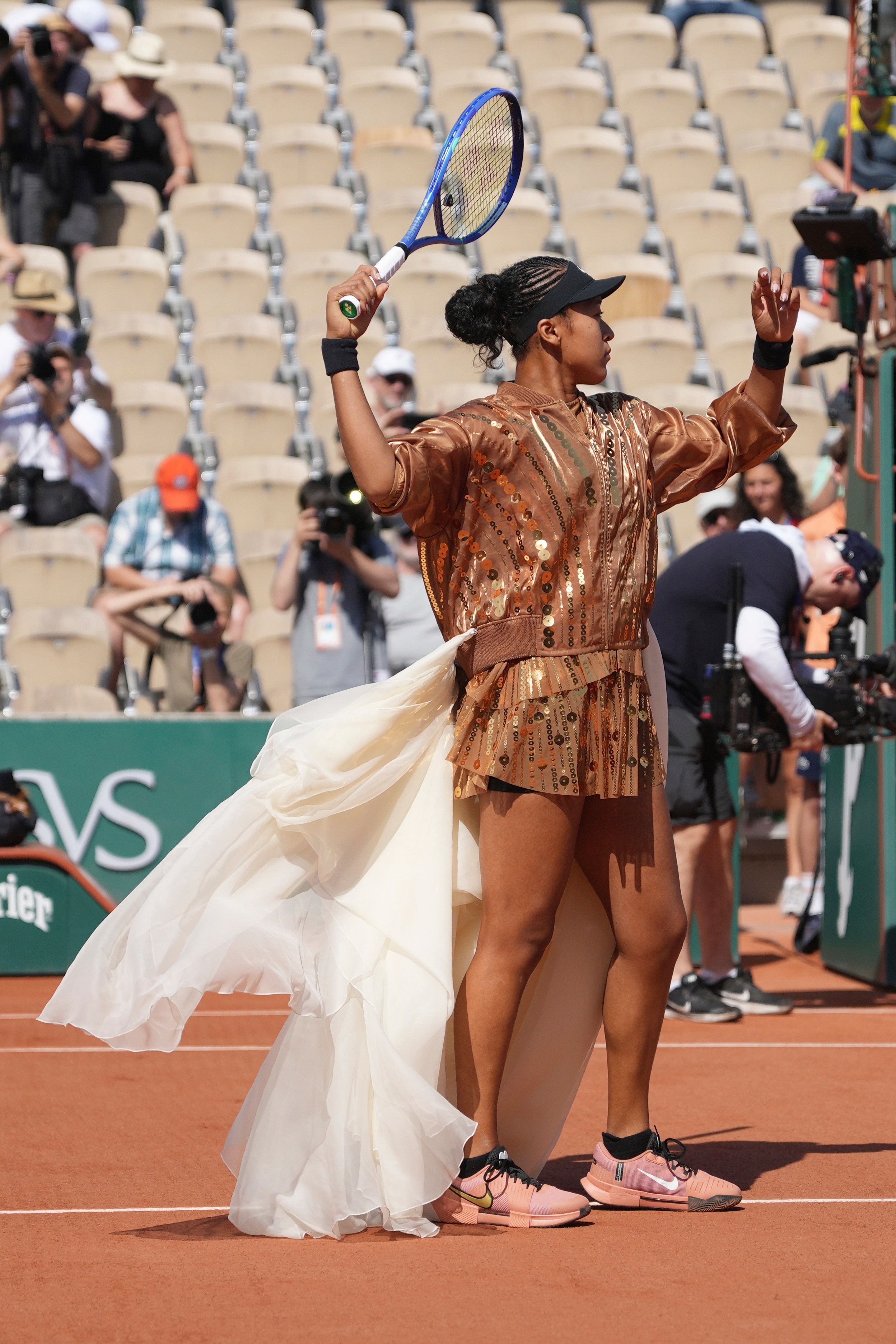 Naomi Osaka's latest French Open fashion ensemble includes a