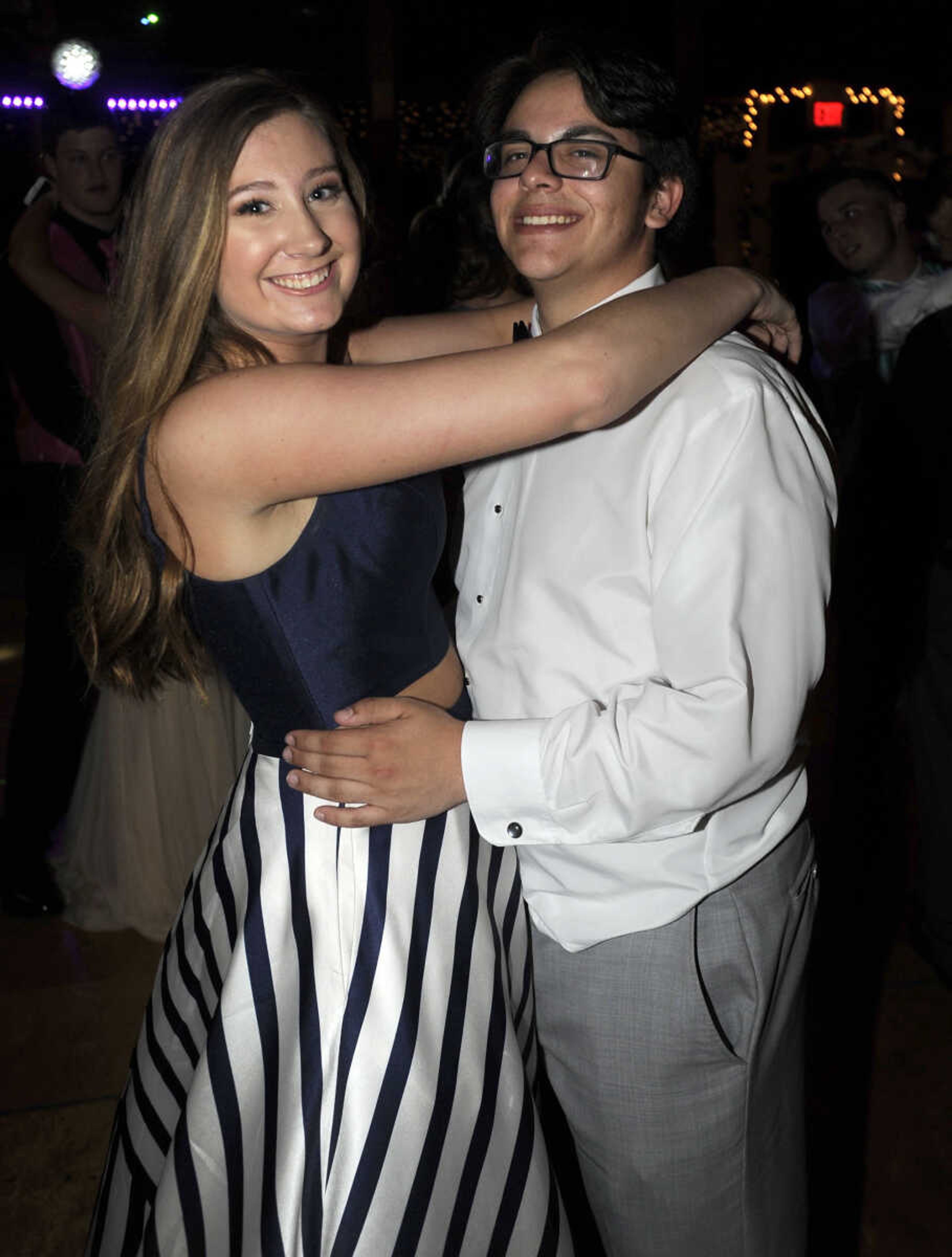 FRED LYNCH ~ flynch@semissourian.com
Scott City High School students dance at their prom Saturday, April 8, 2017 at Deerfield Lodge.