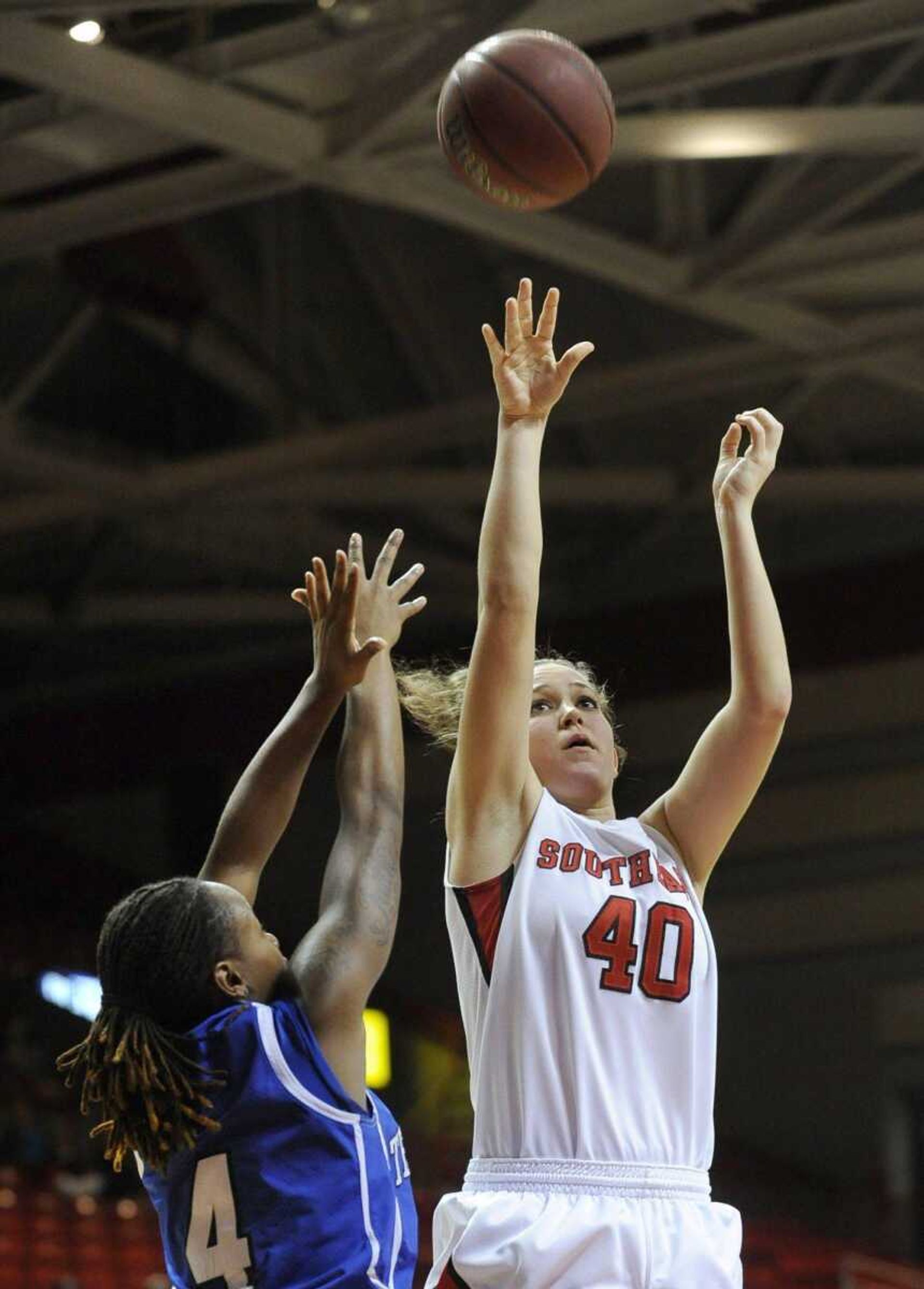 Southeast Missouri State junior forward Bailie Roberts was second on the team this season in scoring. (Fred Lynch)