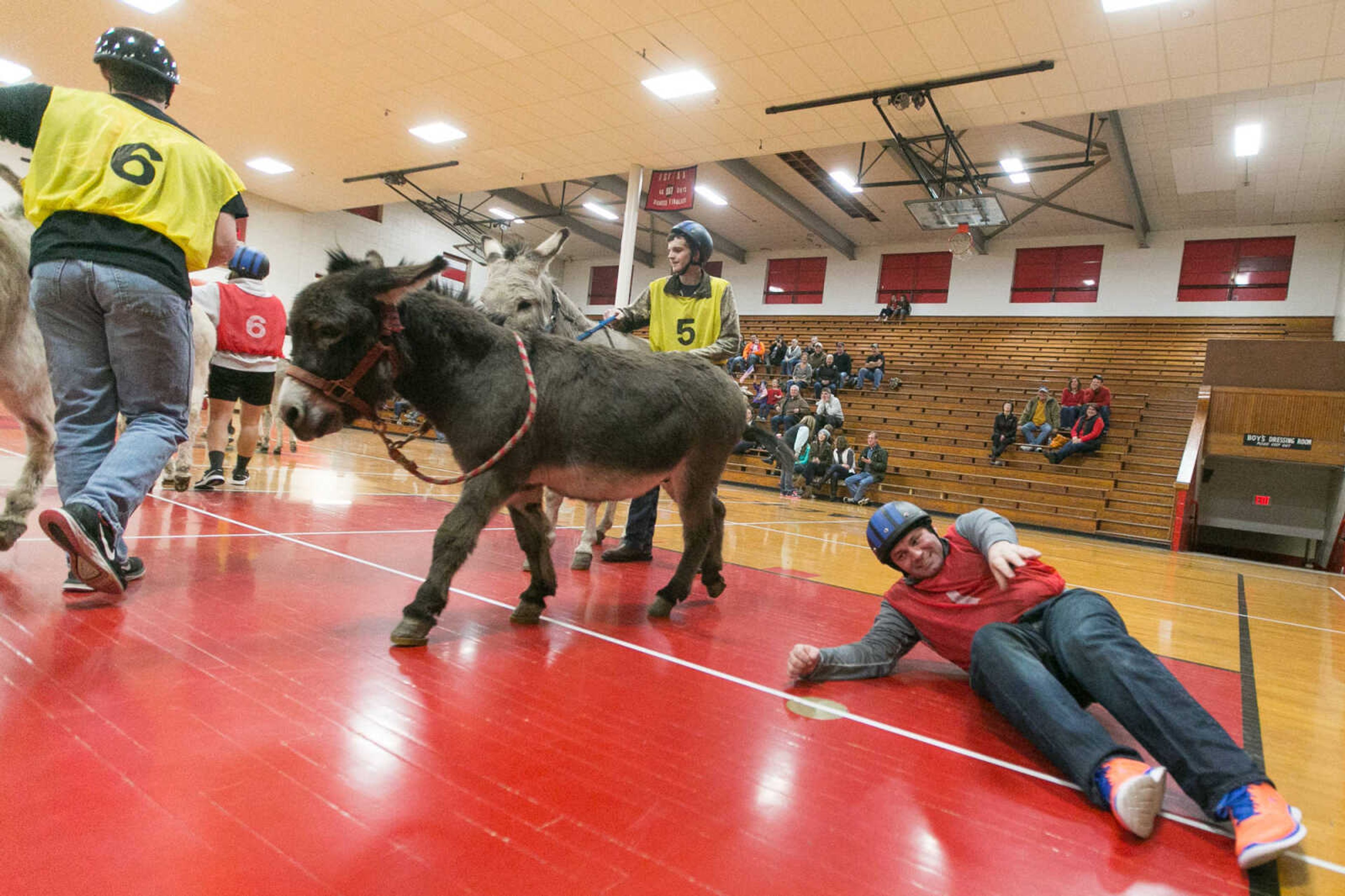 GLENN LANDBERG ~ glandberg@semissourian.com

The Project Graduation Donkey Basketball Game to raise funds for the Jackson High School seniors Saturday, Dec. 5, 2015 in Jackson.