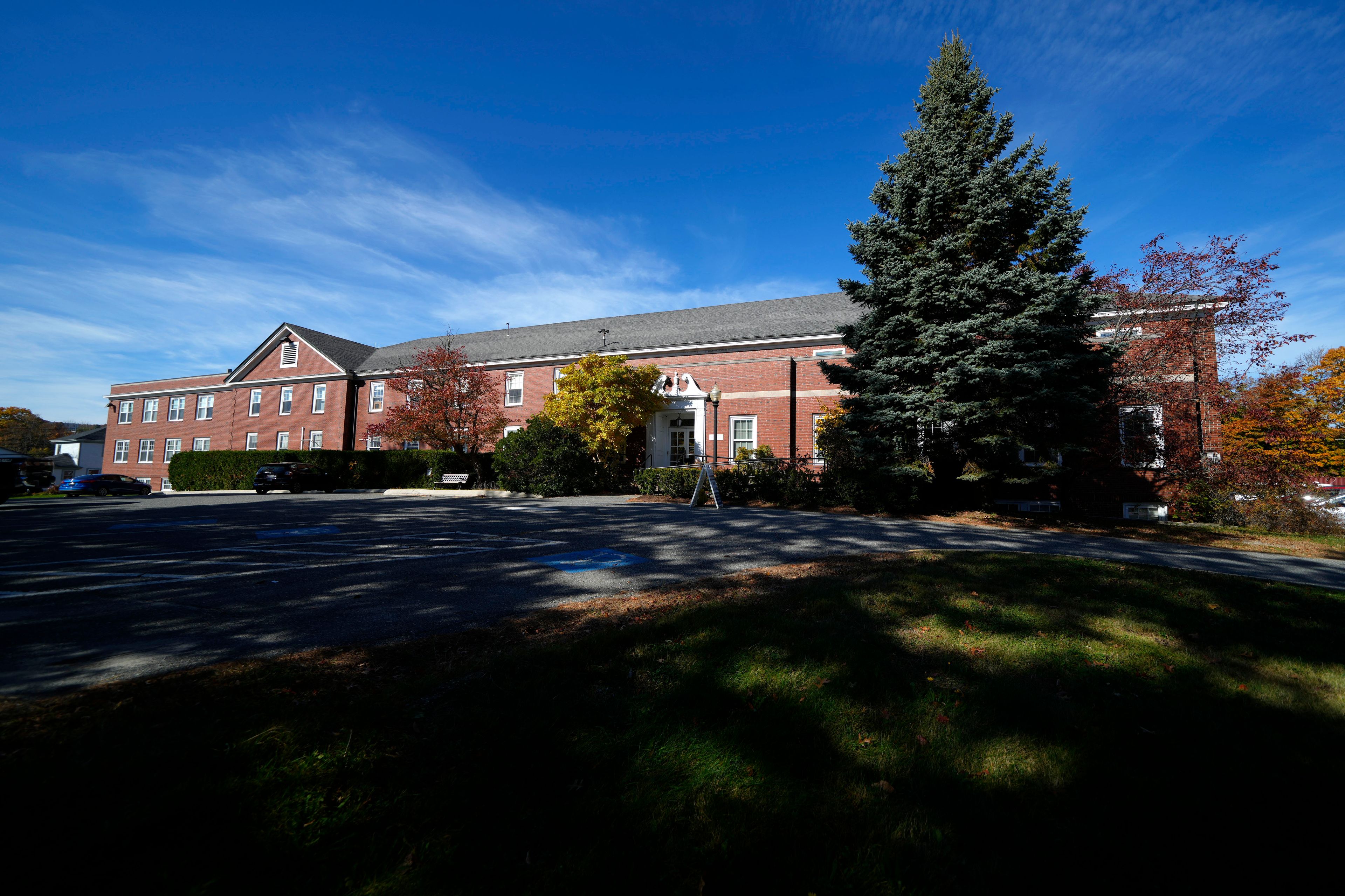 The Mount Desert Island Hospital, a beneficiary of Leonard Leo, is seen Monday, Oct. 21, 2024, in Bar Harbor, Maine. (AP Photo/Robert F. Bukaty)