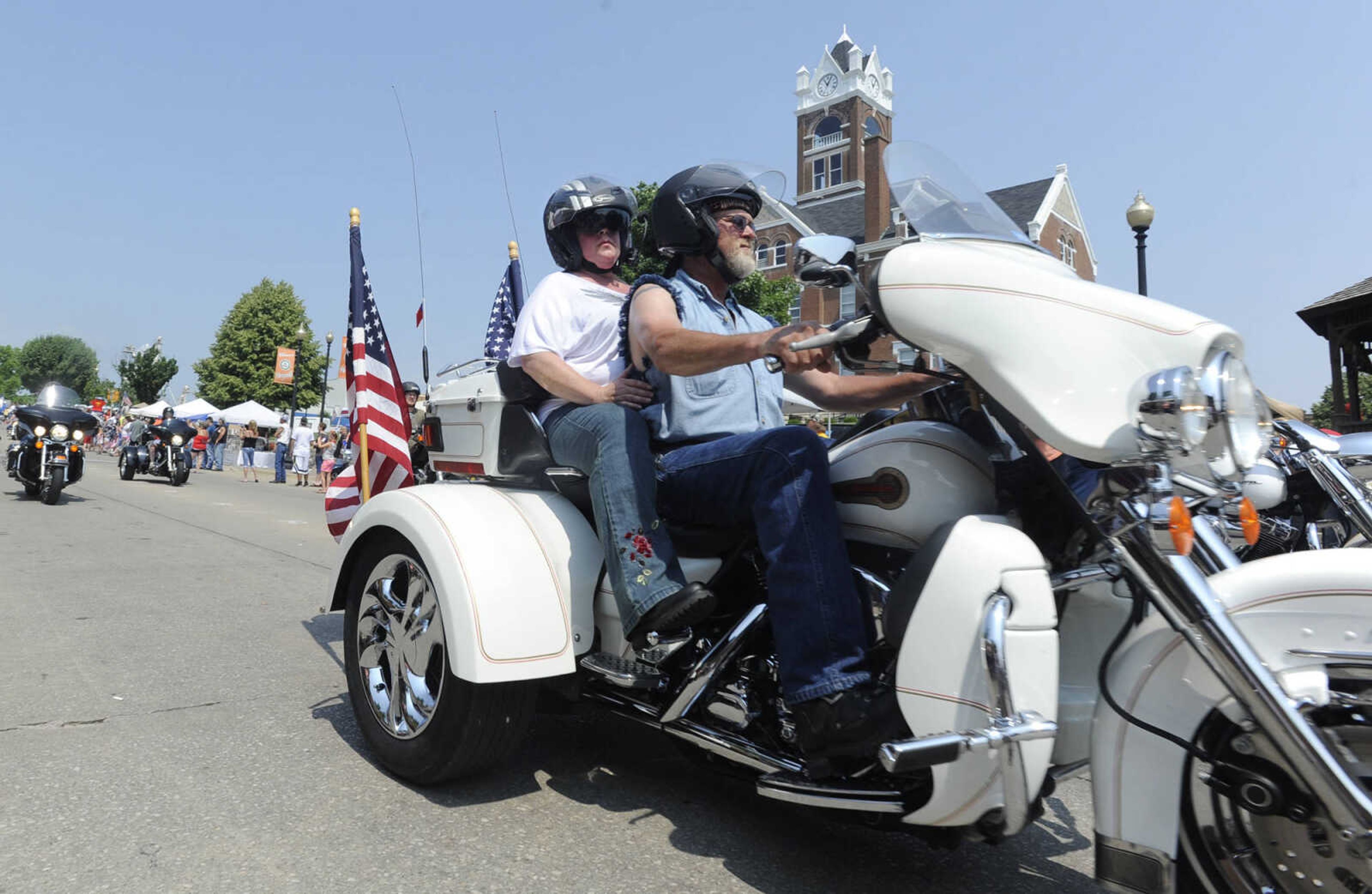 Bikers on the Square on Saturday, June 22, 2013 in Perryville, Mo.