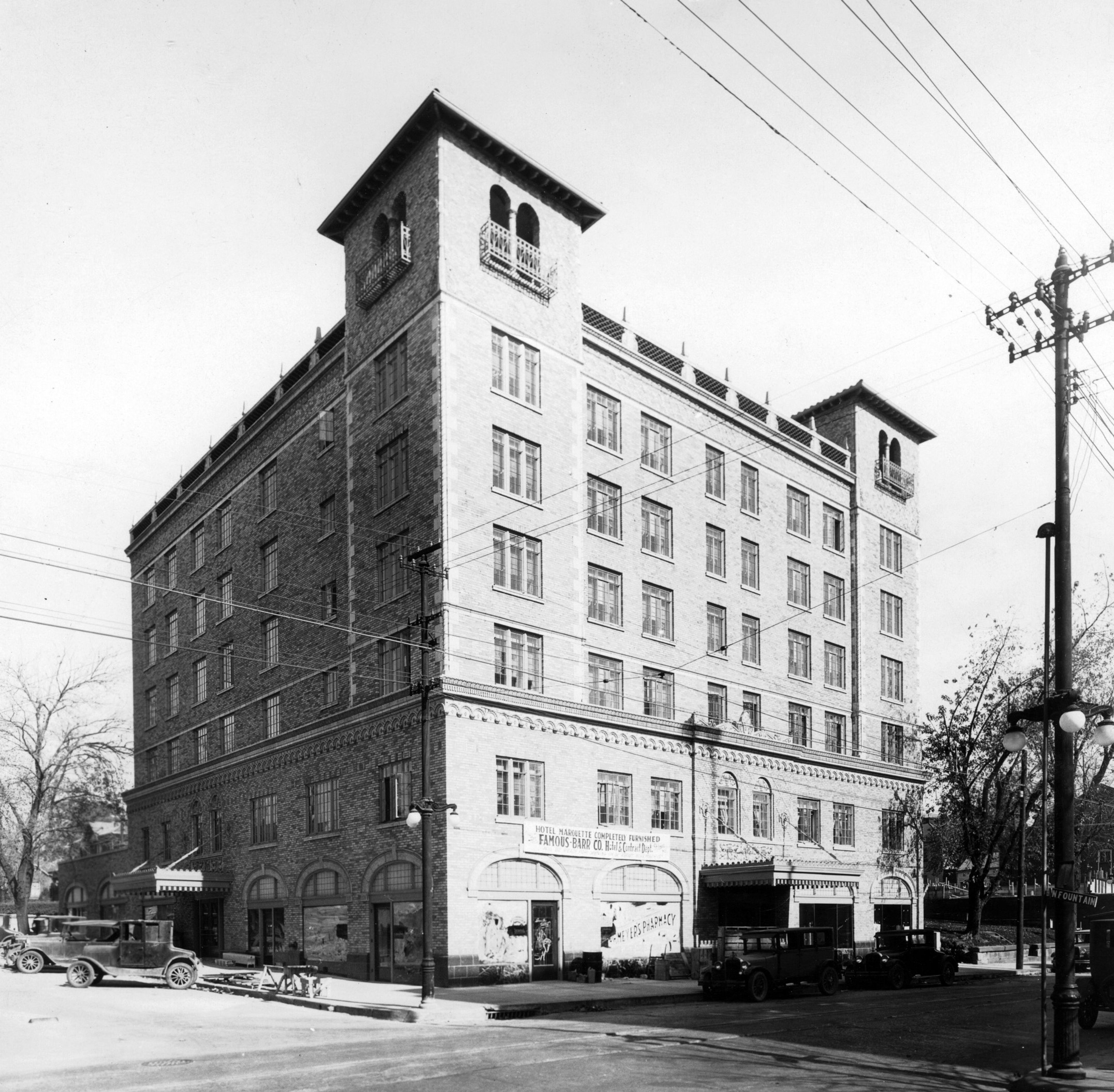 Local History: The story of the Marquette Hotel ... then and now