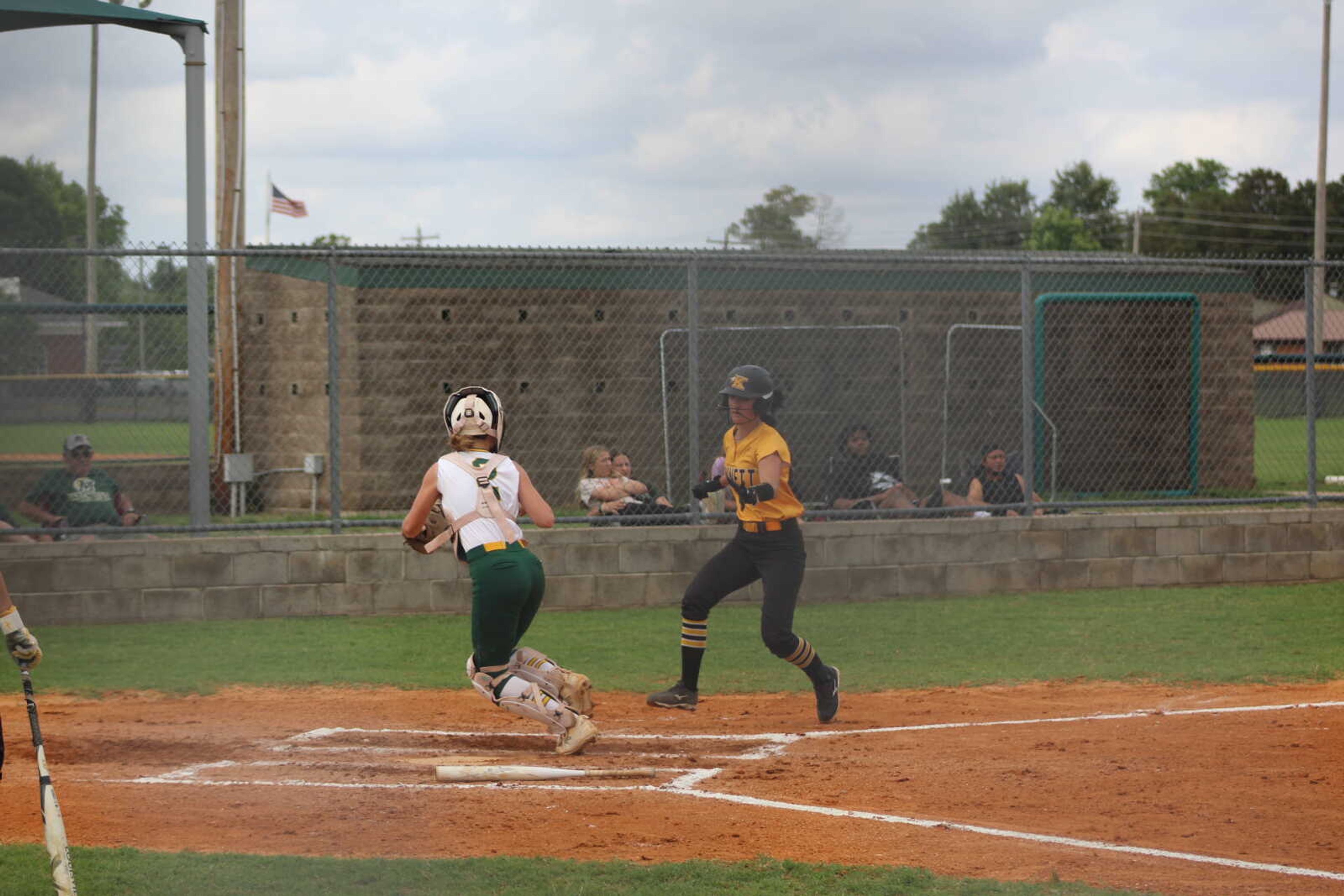 Handley McAtee scores Monday at Malden.