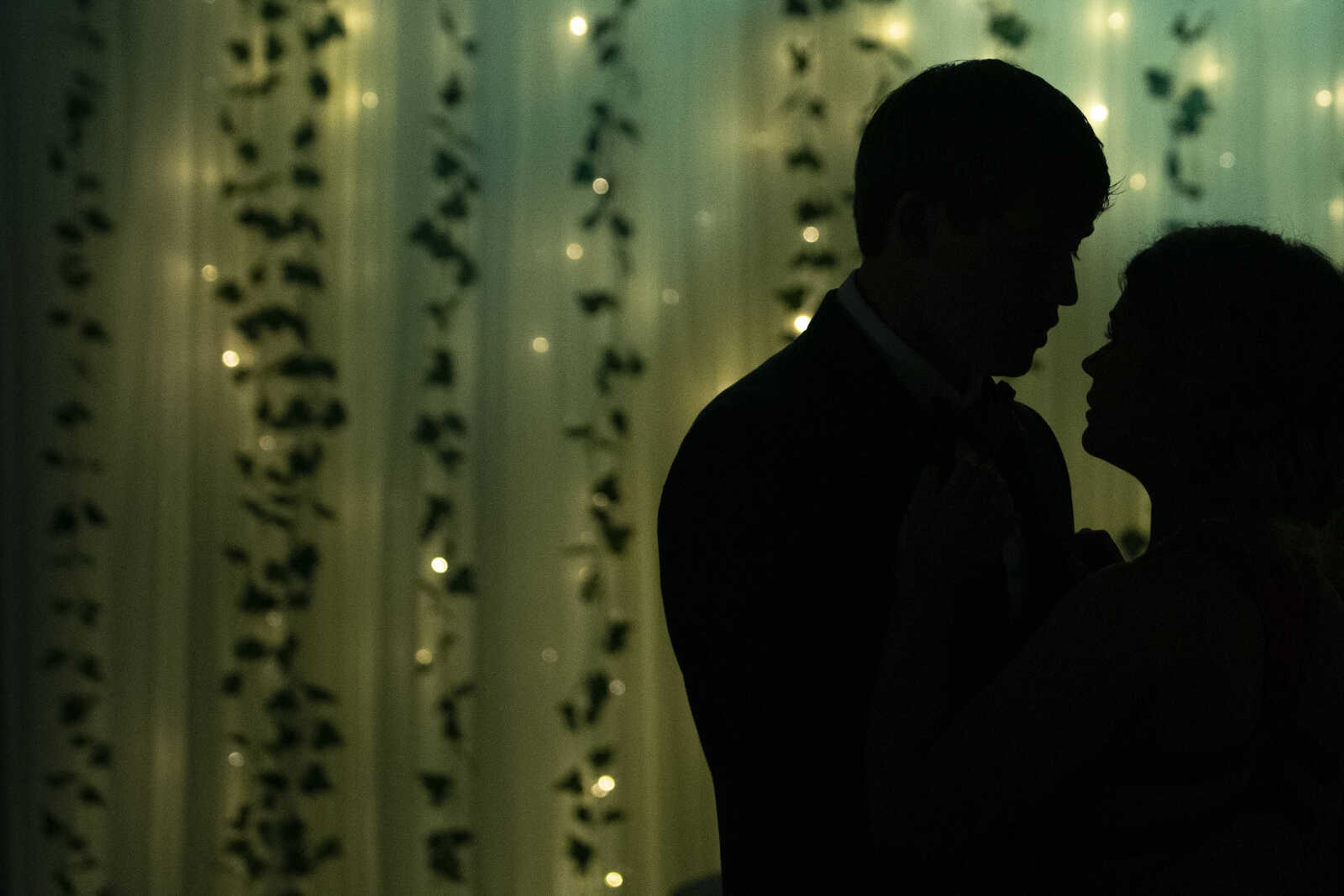 Delta prom king and senior Damon Bartels, left, dances with Notre Dame sophomore Hannah Kelley during Delta High School's prom on Saturday, April 13, 2019, at the Delta Community Center.