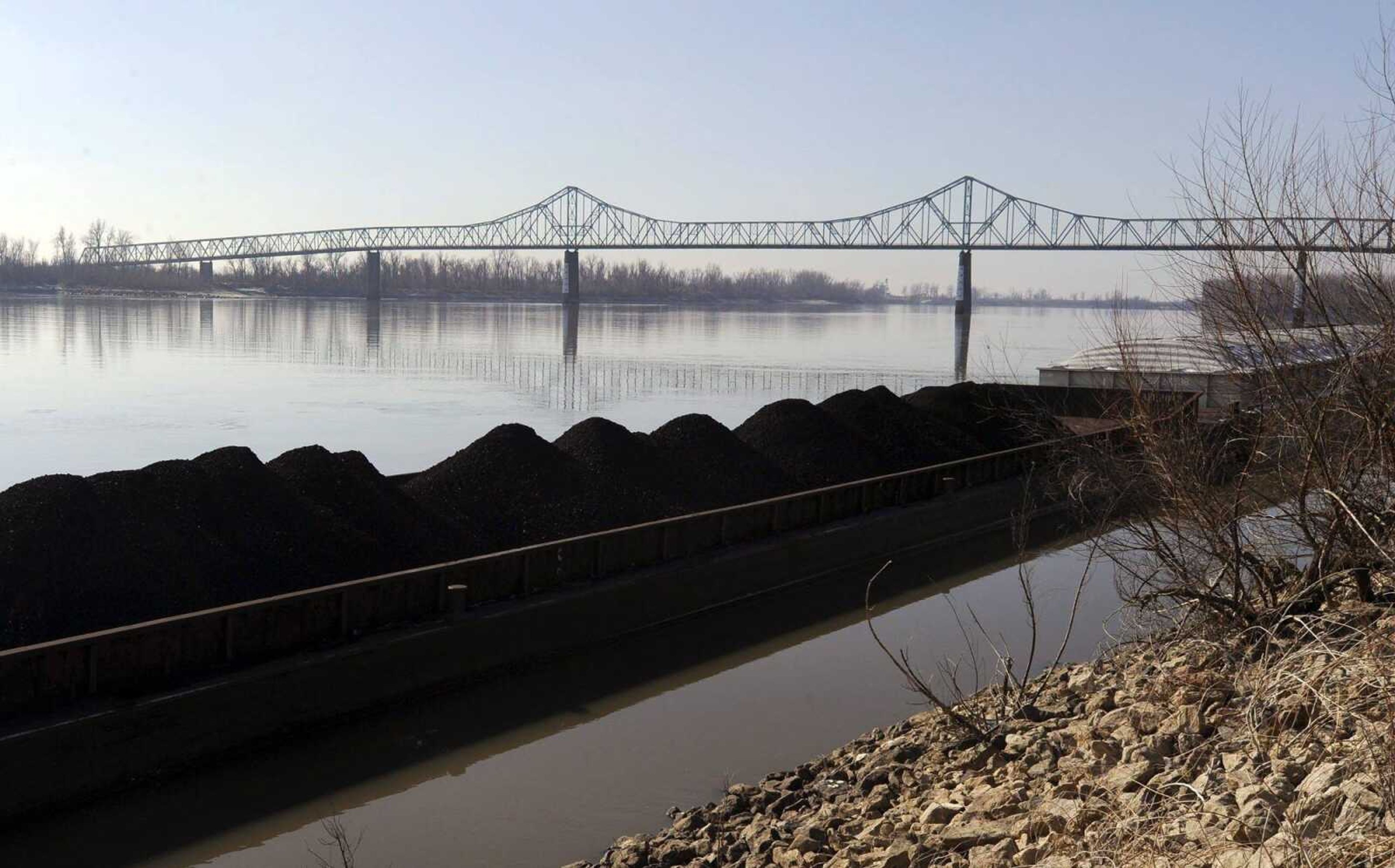 The U.S. 60/62 bridge over the Mississippi River south of Cairo, Ill. is closed to all vehicular traffic as of Tuesday, Jan. 11, 2011, according to the Missouri Department of Transportation. The span carries traffic into Missouri. The closure is necessary due to the noncompliance with the prior weight restriction, according to MODOT. The Illinois Department of Transportation and MODOT are preparing plans to repair the bridge which will reopen when those improvements have been completed. (Fred Lynch)