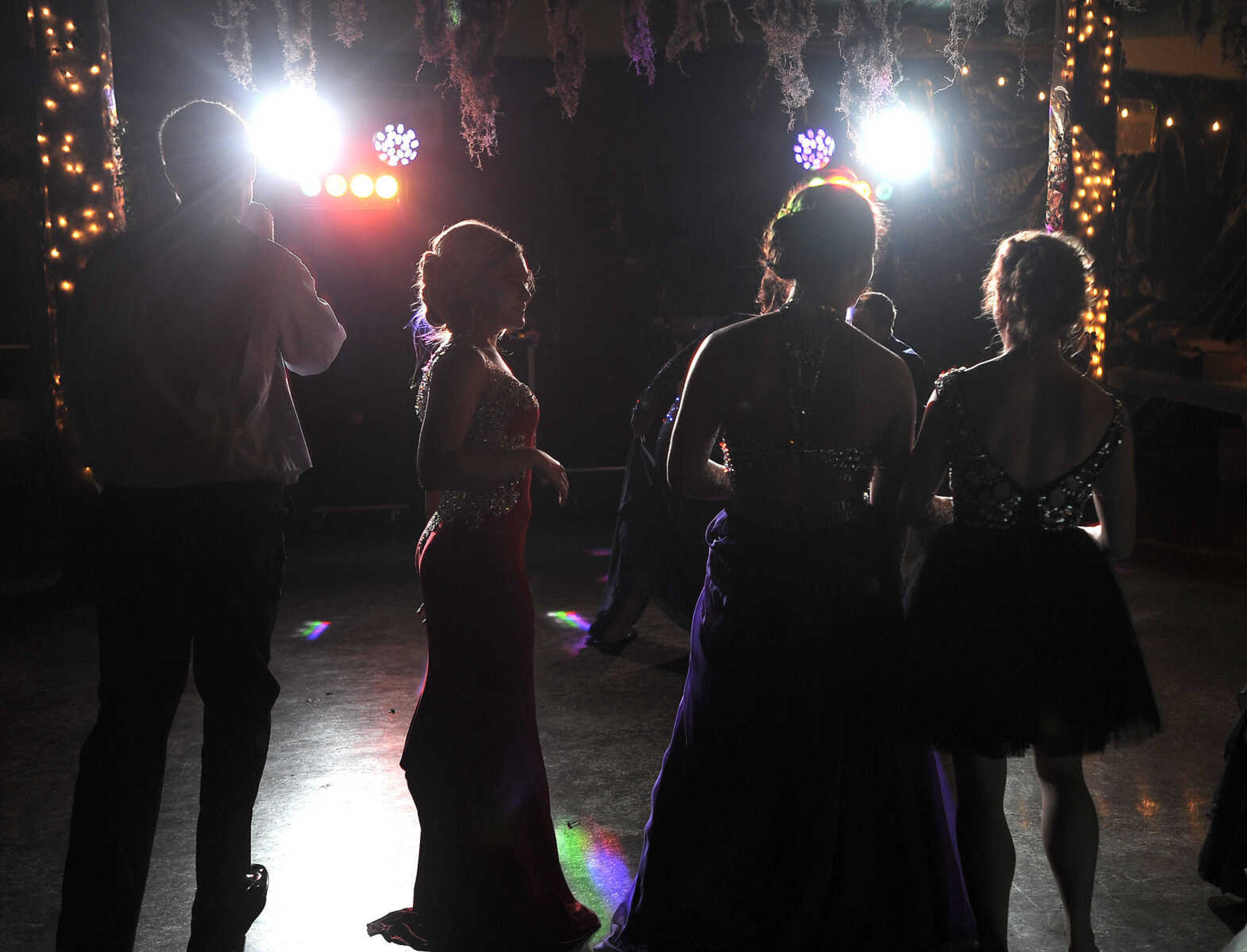 The Leopold High School prom, "An Enchanted Forest," Saturday, April 25, 2015 in Leopold, Missouri.