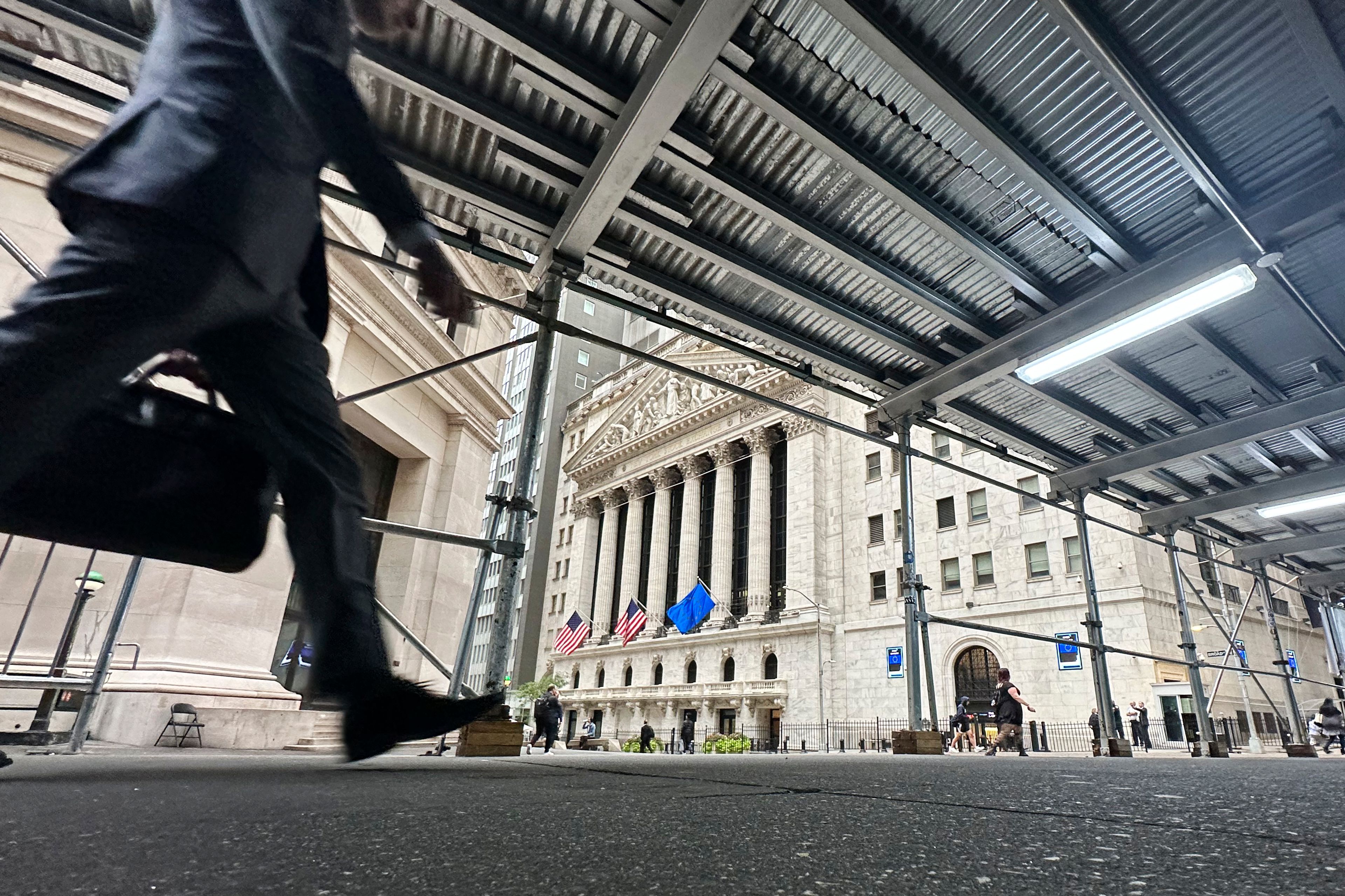 The New York Stock Exchange is shown on Wednesday, Sept. 25, 2024, in New York. (AP Photo/Peter Morgan)