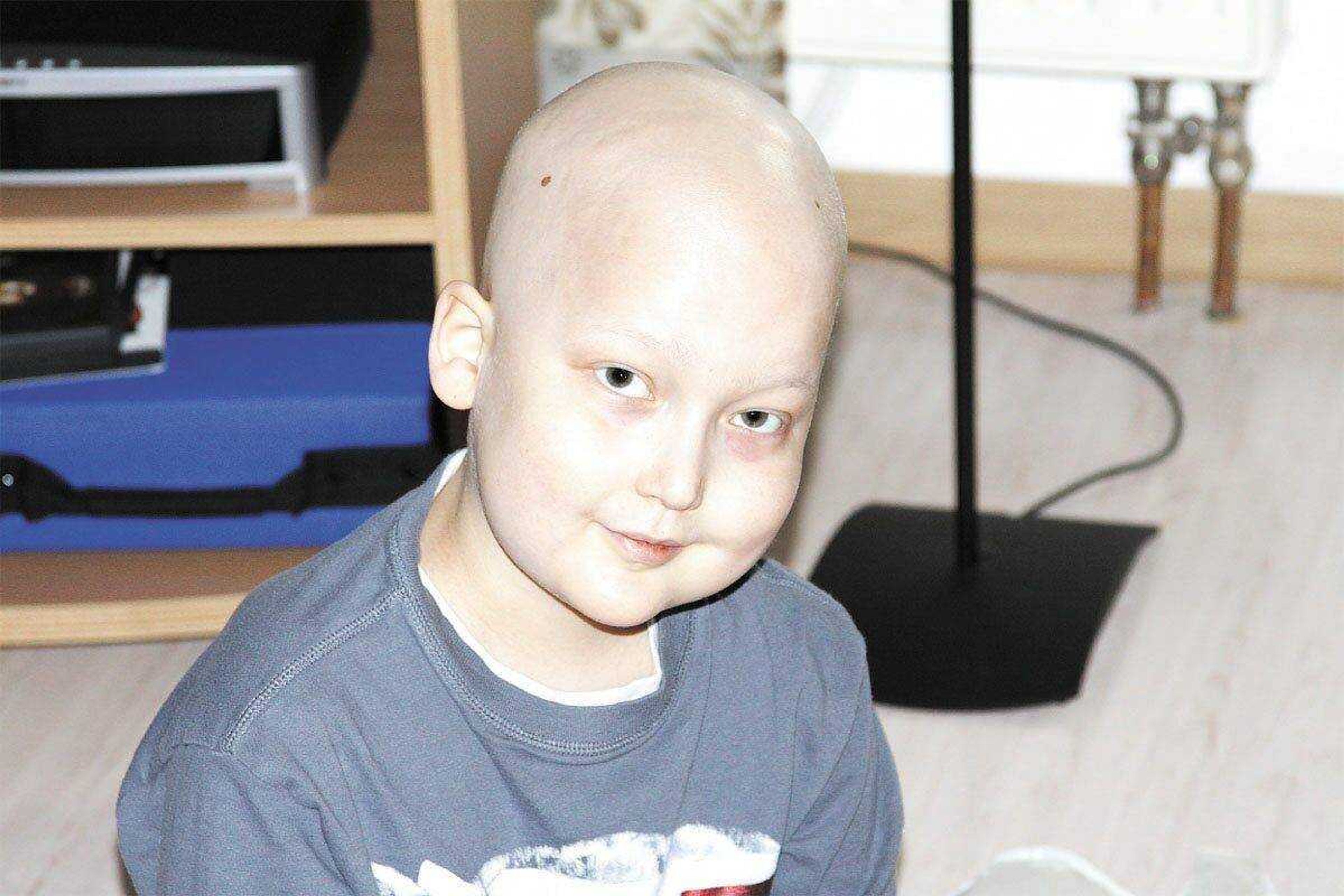 Lane Mang was diagnosed with T-cell acute lymphoblastic leukemia in August. He is still going through a two-year treatment plan to cure the leukemia. A bone marrow transplant is scheduled for early February. (Kelso Hope ~ Arrow)