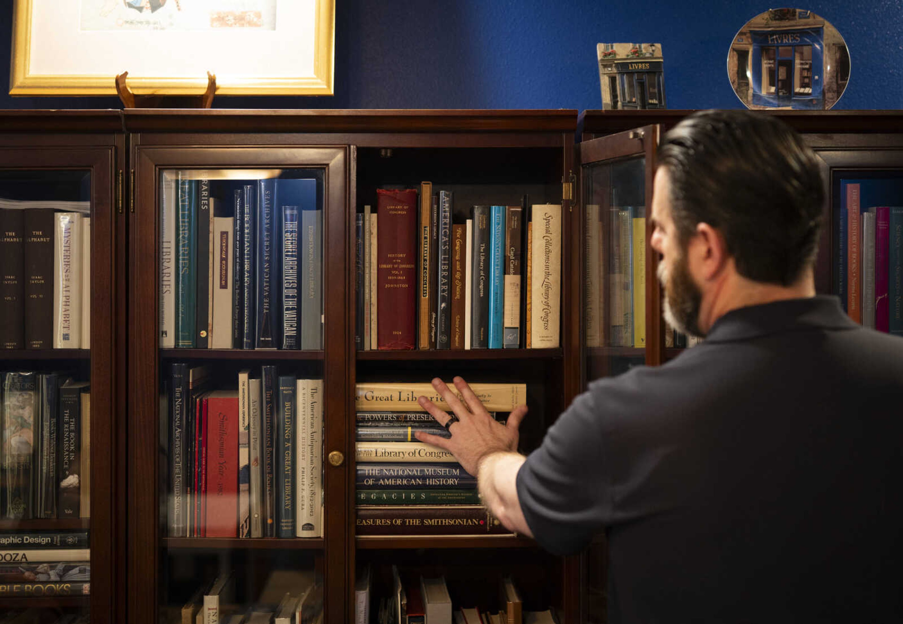 Gary Howard, Jr. discusses proper storage of books with the collection he inherited from his mentor Leo Behnke, a fellow magician and book collector. Behnke gave Howard two and a half tons of books before Behnke passed away at age 90 last year. 