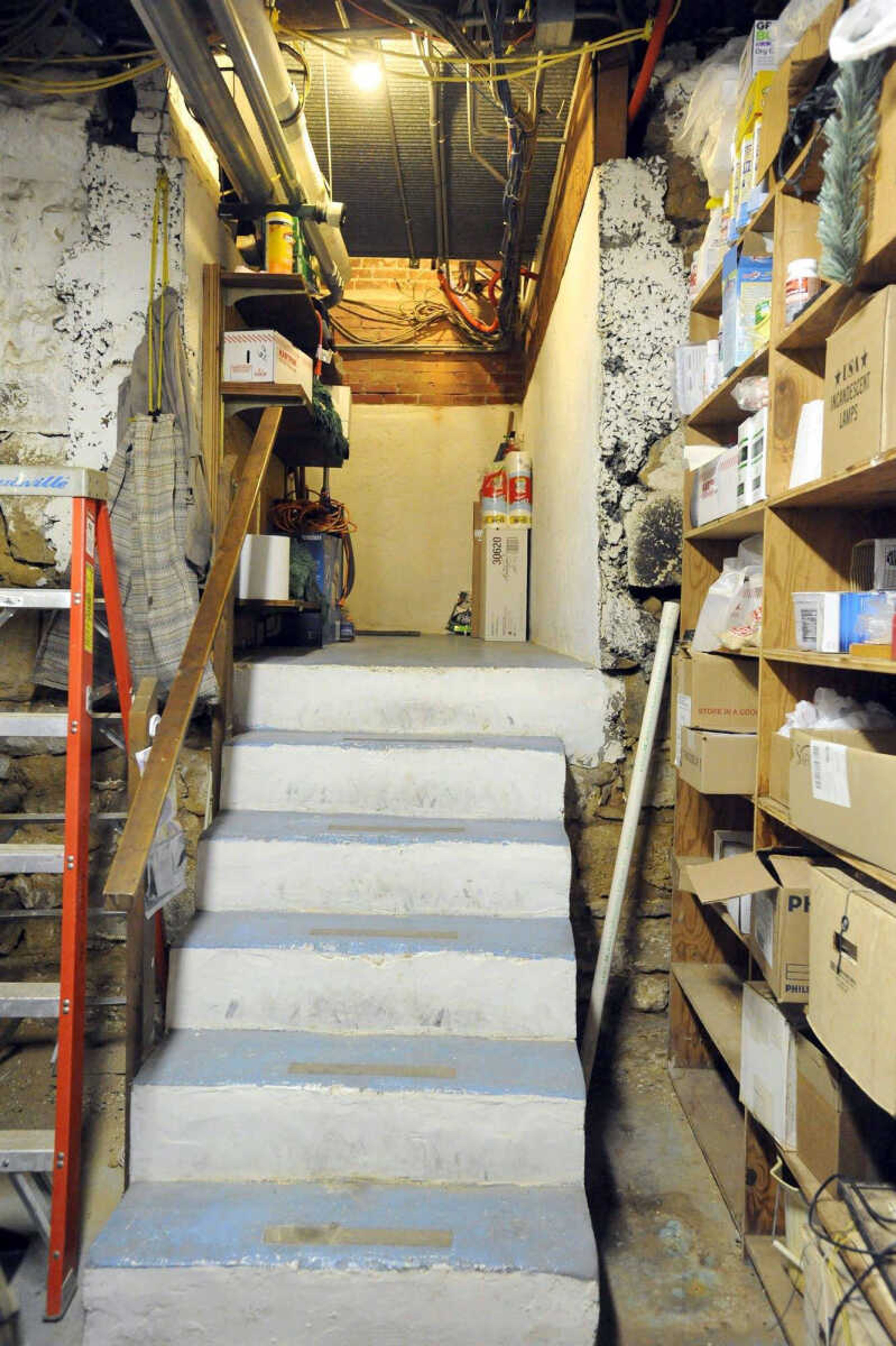 The basement of the Common Pleas Courthouse in Cape Girardeau is seen Feb. 11, 2015.