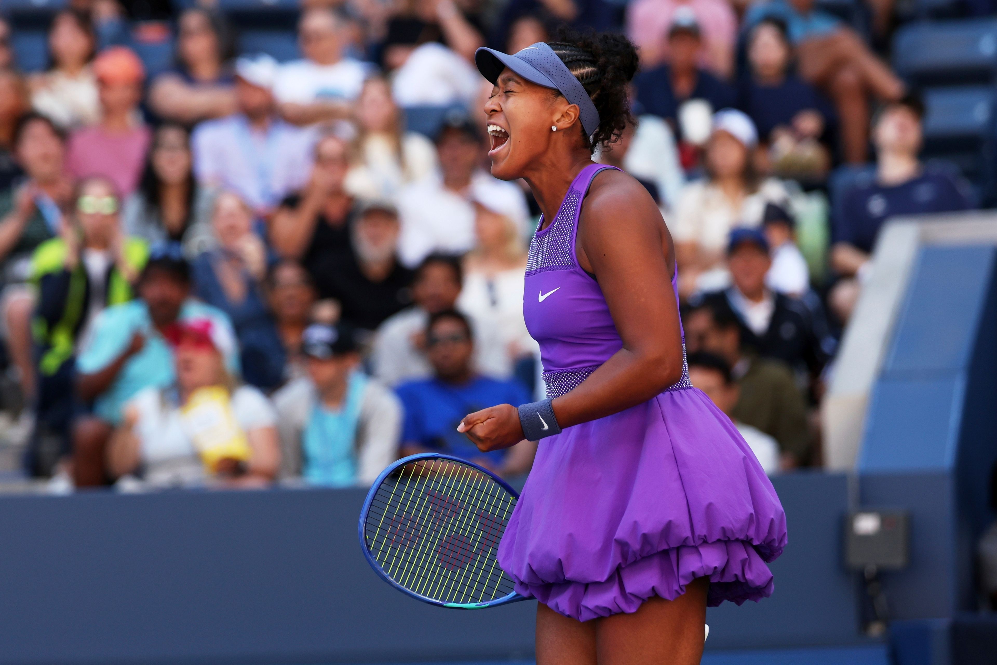 coco gauff purple tennis dress No Wonder Coco Gauff Feels "Confident" in Her Custom 2026 French Open Dress