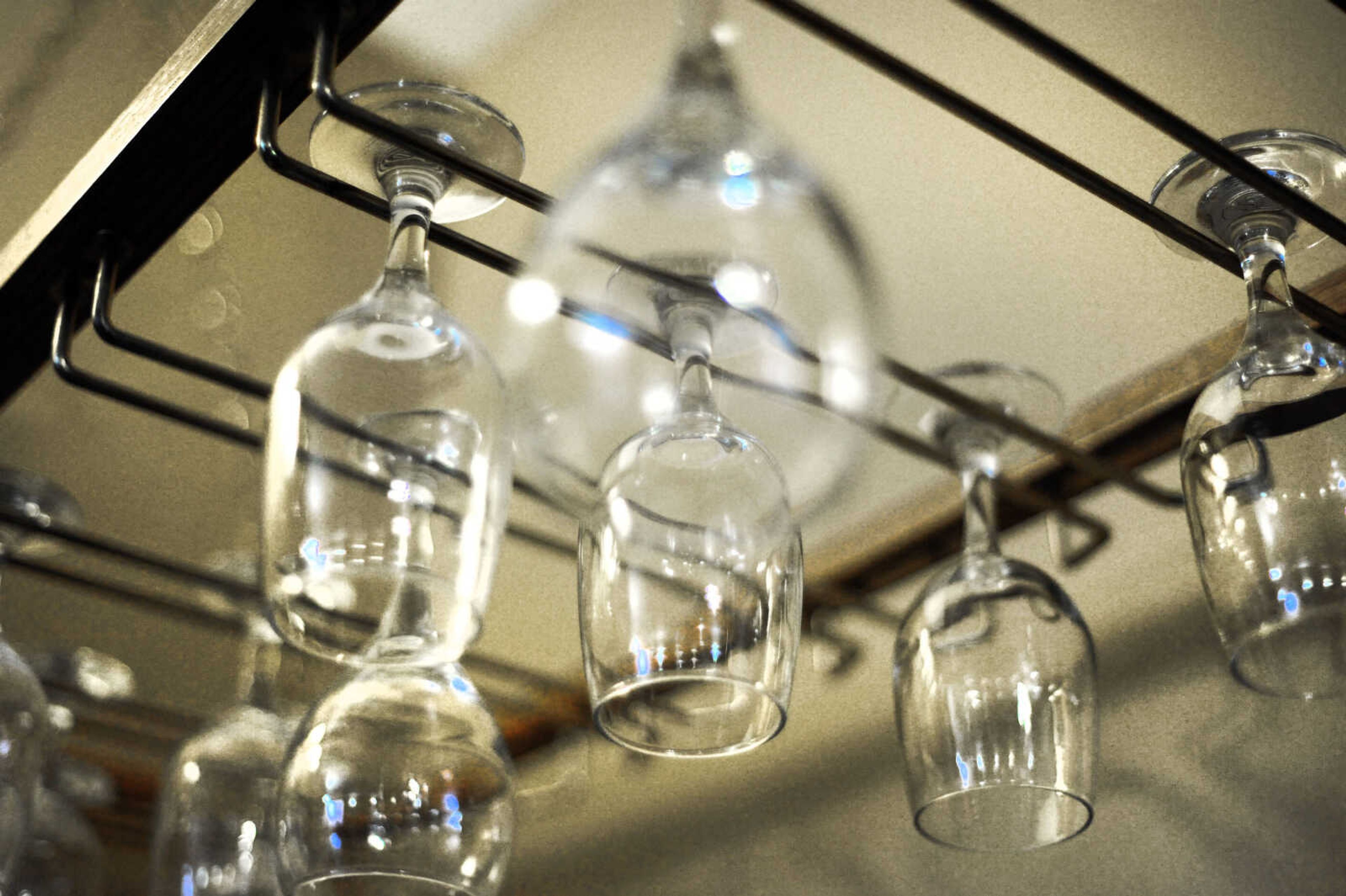 LAURA SIMON ~ lsimon@semissourian.com

Wine glasses hang from the ceiling at Galati's Italian Ristorante in Perryville, Missouri.