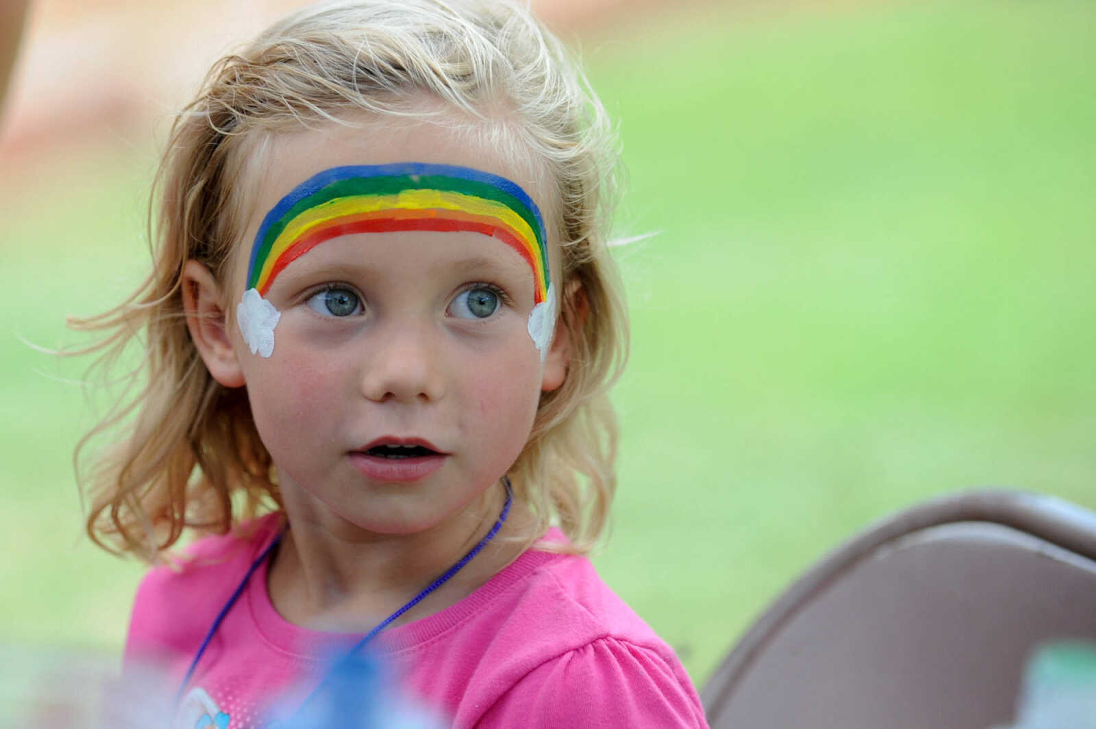 GLENN LANDBERG ~ glandberg@semissourian.com


Sophia Collinson has her face painted during the the annual parish picnic on Saturday, July 30, 2016 at St. John's Catholic Church in Leopold, Mo.