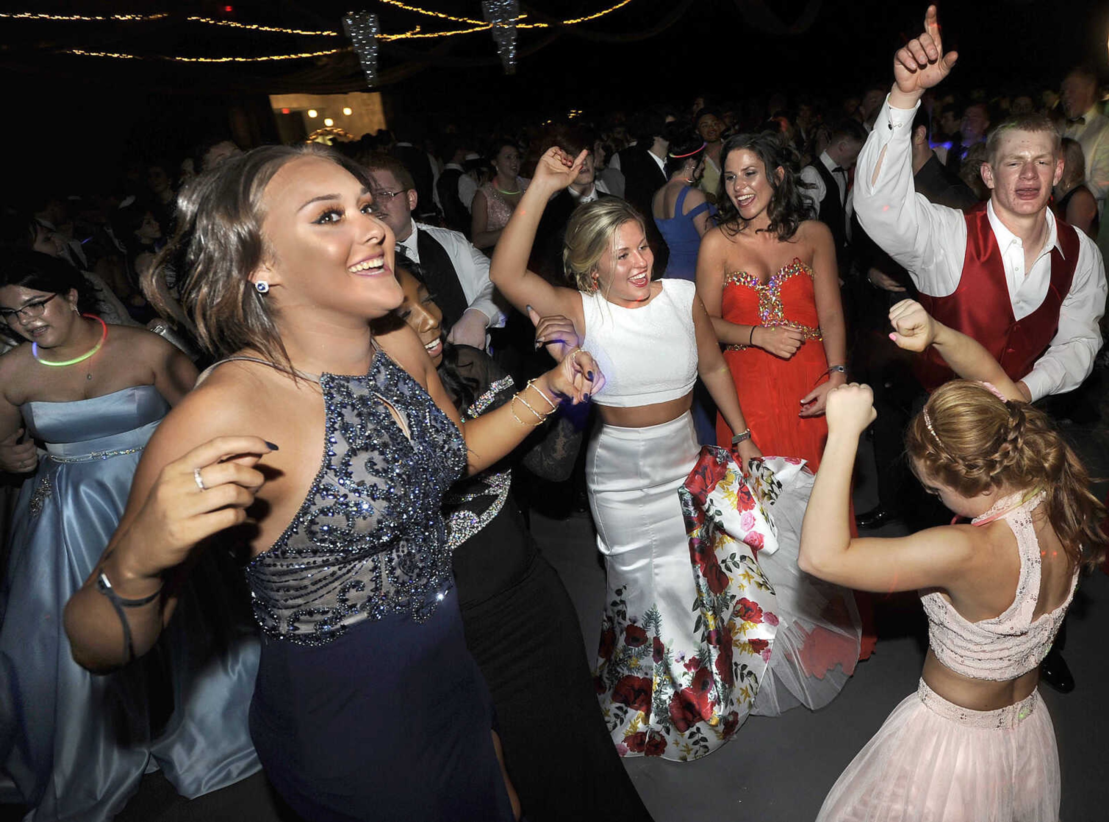 FRED LYNCH ~ flynch@semissourian.com
Jackson High School students dance at their prom, themed "The Way You Look Tonight," on Saturday, May 6, 2017 in Jackson.