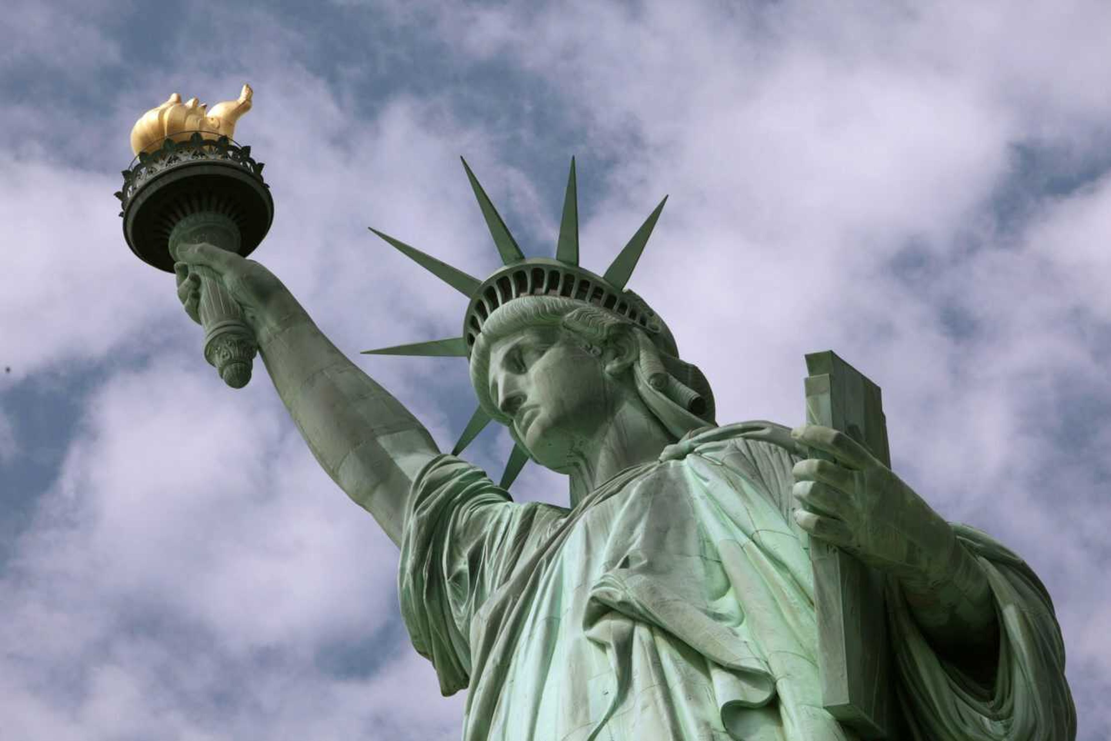 The Statue of Liberty is seen in New York harbor in 2009.