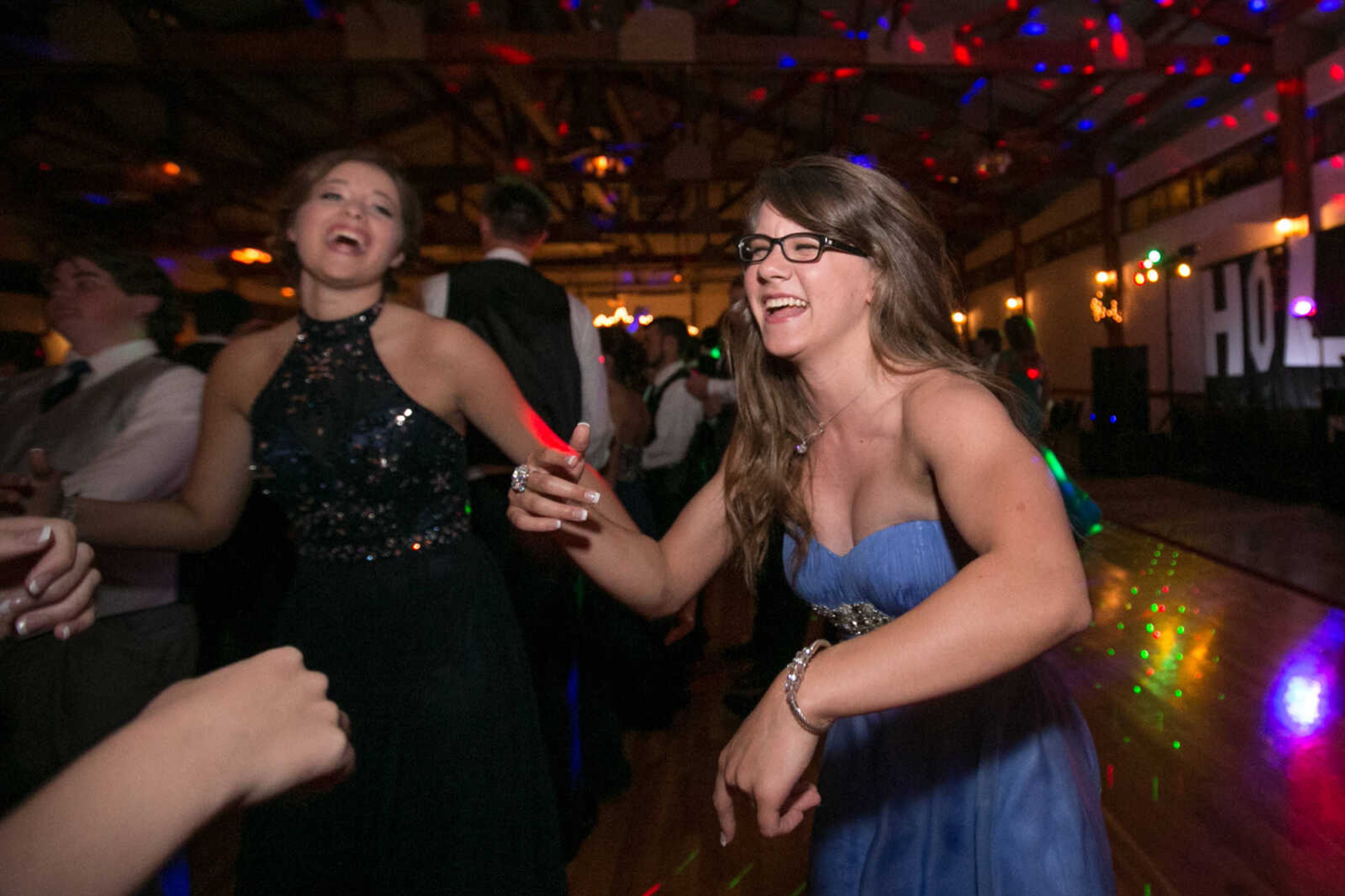 GLENN LANDBERG ~ glandberg@semissourian.com

Students take to the dance floor during the Notre Dame Regional High School prom, "Red Carpet Gala," Friday, April 29, 2016 at Bavarian Halle in Jackson.