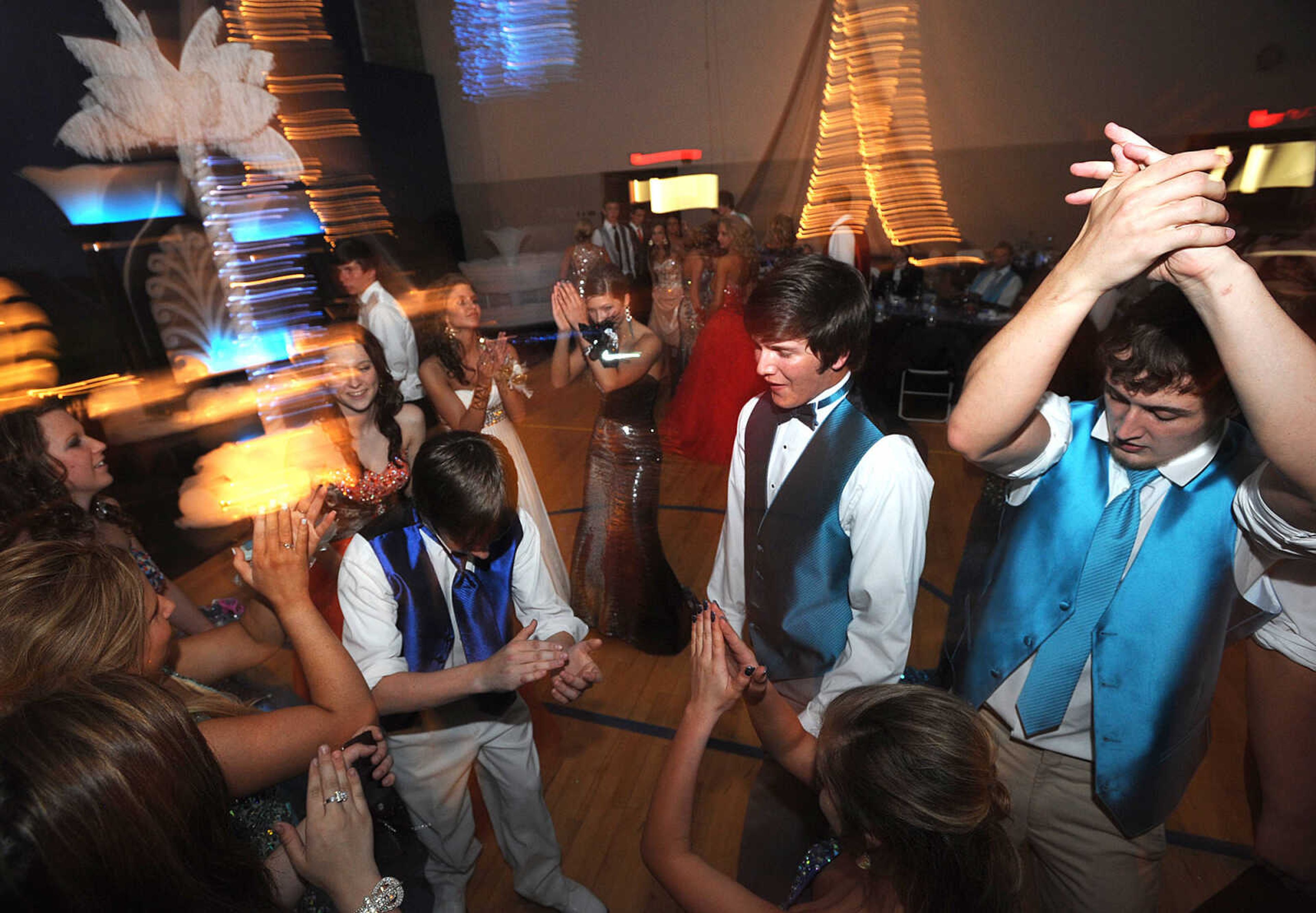 LAURA SIMON ~ lsimon@semissourian.com

Oran High School held its prom Saturday night, April 12, 2014, inside the school's gymnasium.