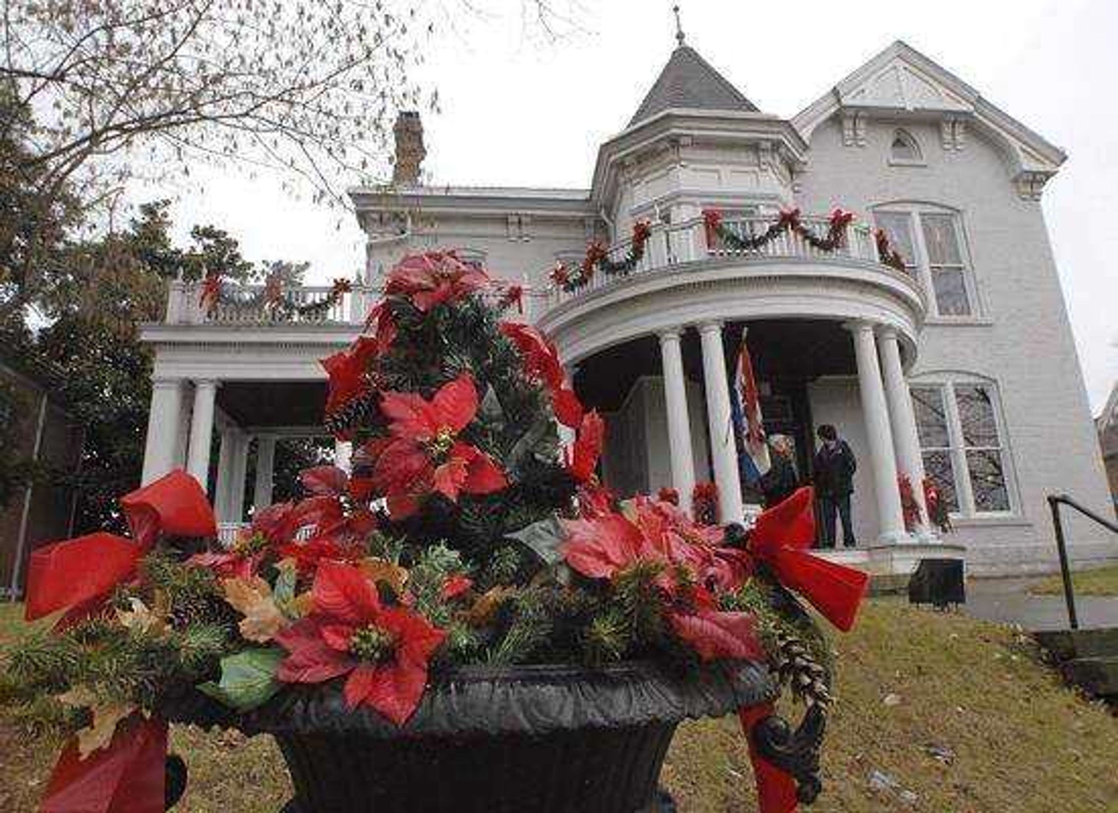 The Glenn House is decorated for Christmas each year. (Southeast Missourian file photo)