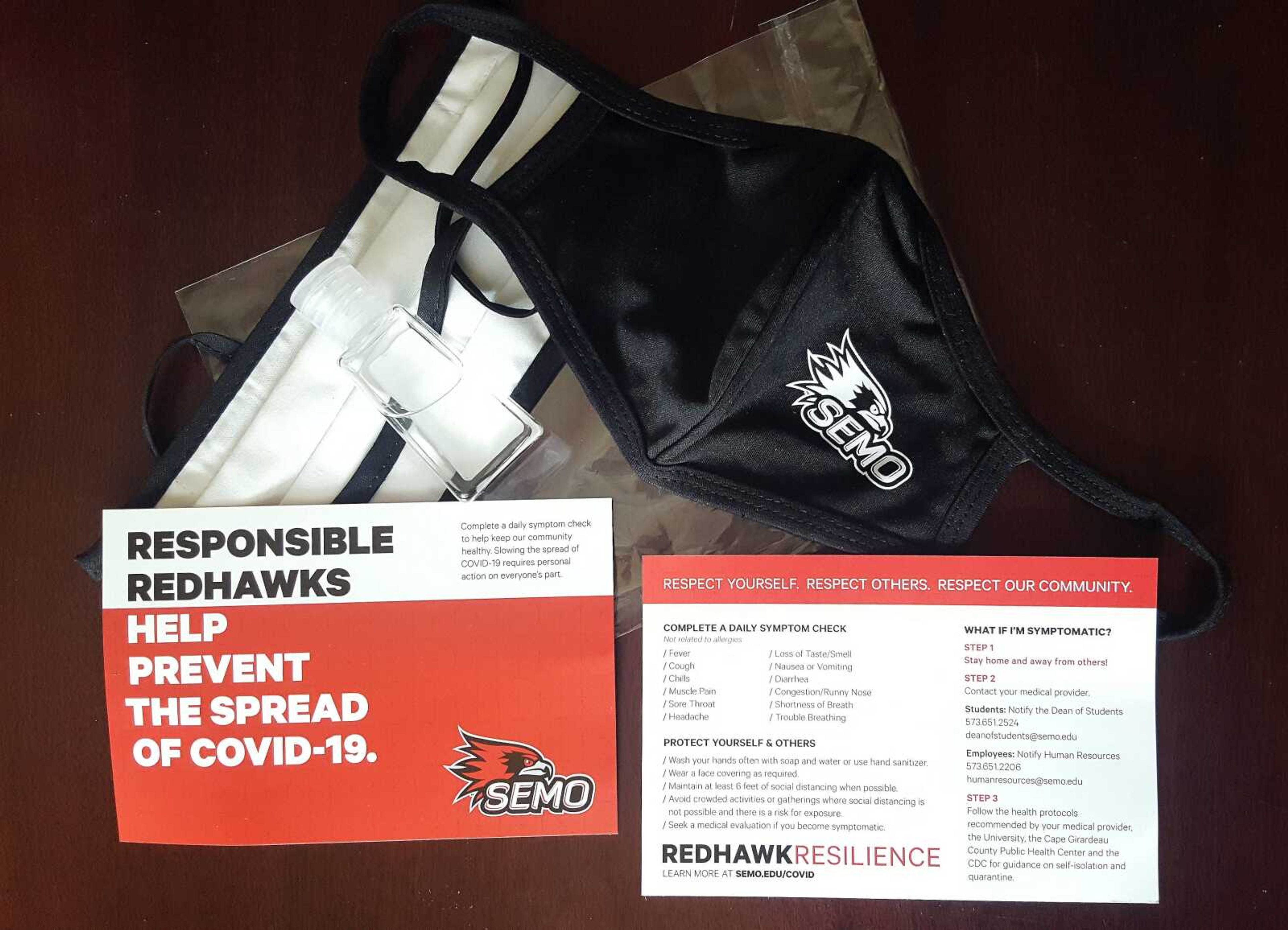 A photo of a "Protect the Nest" kit to be given to each student upon arrival in Southeast Missouri State University's residence halls Aug. 15 to 21 during move-in.