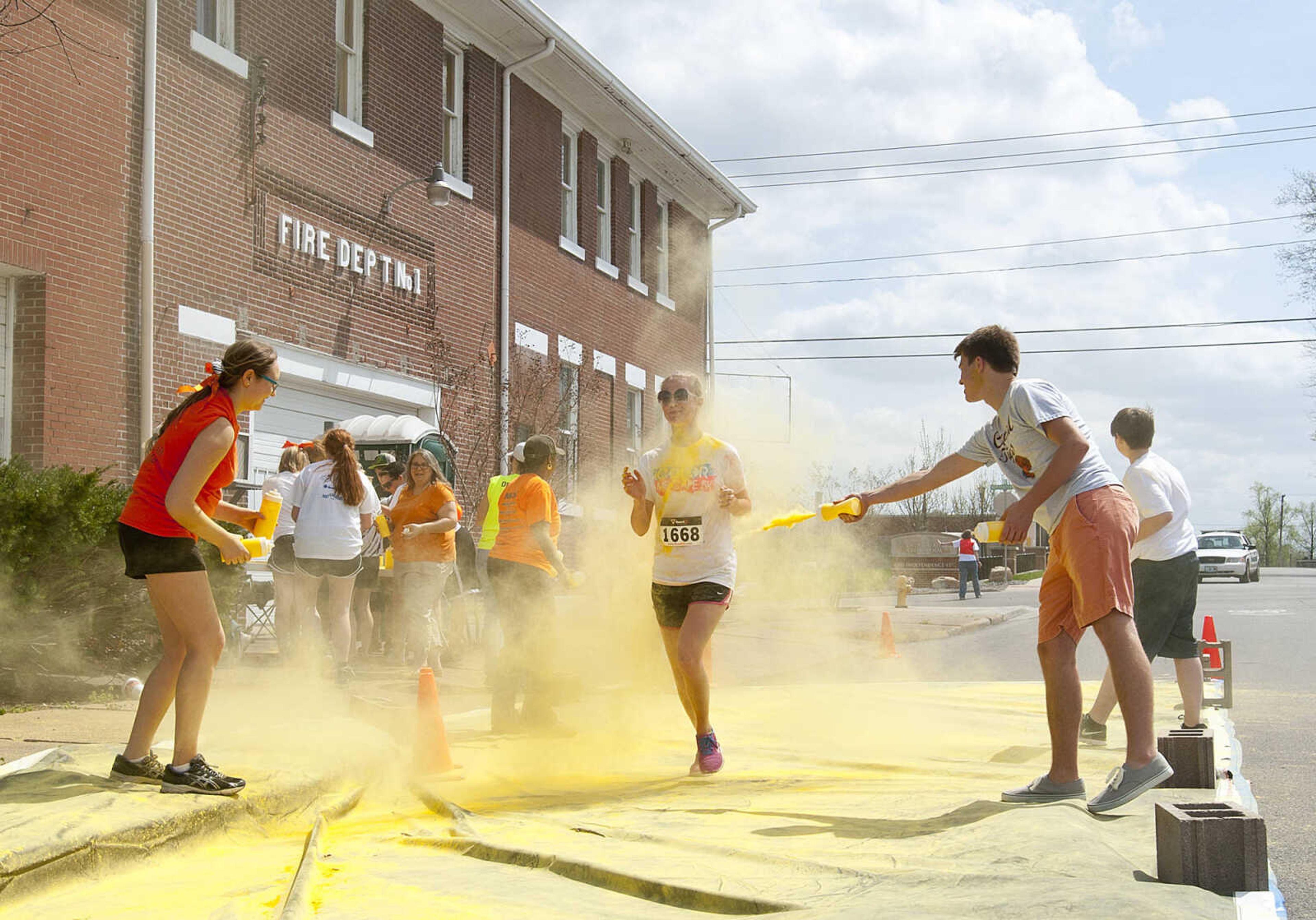 ADAM VOGLER ~ avogler@semissourian.com
The Color Me Cape 5k Saturday, April 12, in Cape Girardeau.