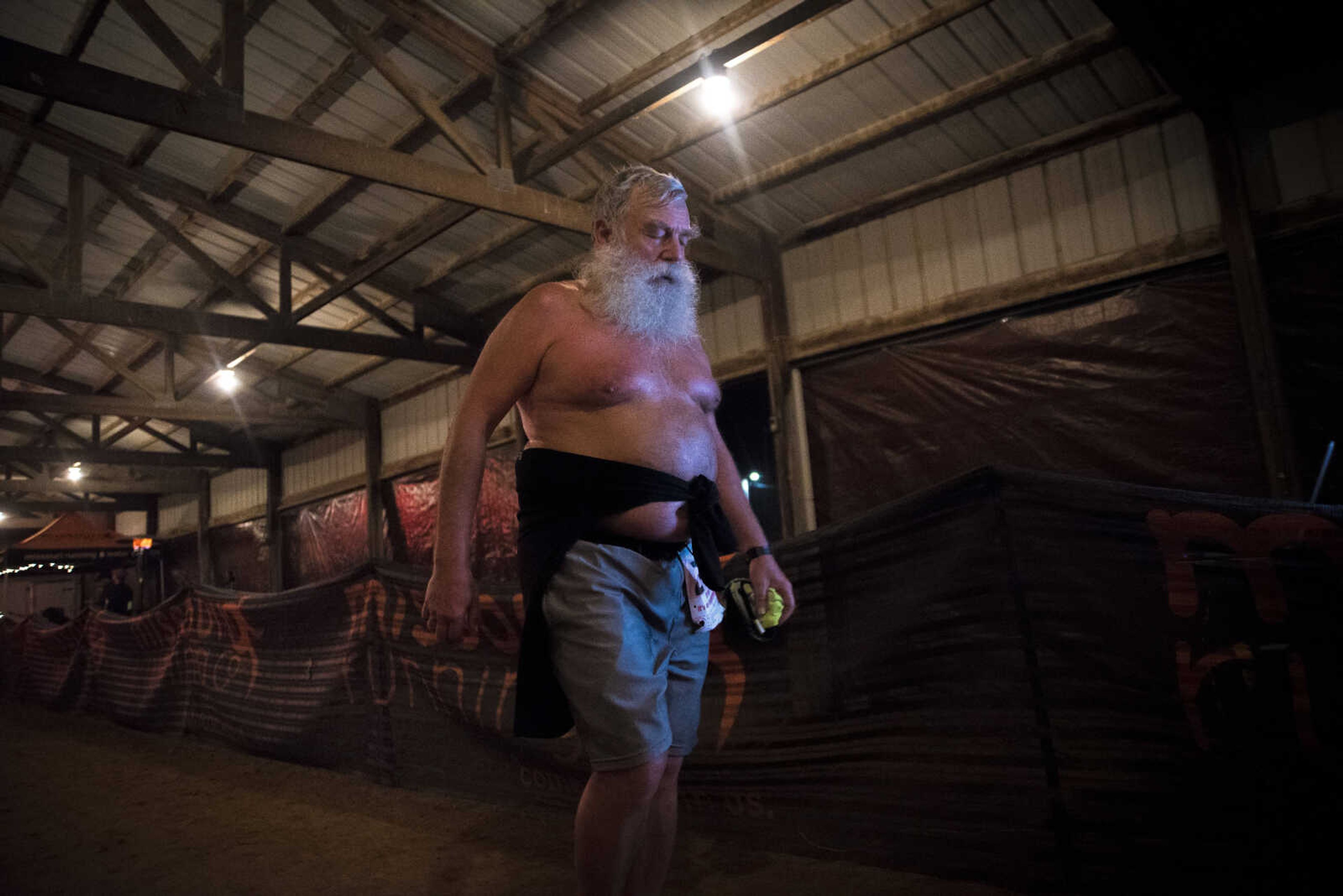 Henry Rueden makes his way around the 1-mile loop set up at Arena Park for the 8th annual Howard Aslinger Endurance Run on Saturday, March 18, 2017 in Cape Girardeau. The event raises money for the Howard L. Aslinger Memorial Scholarship where runners will keep running until they can't anymore with the event starting at 7 p.m. Friday night going for 24 hours until Saturday night.