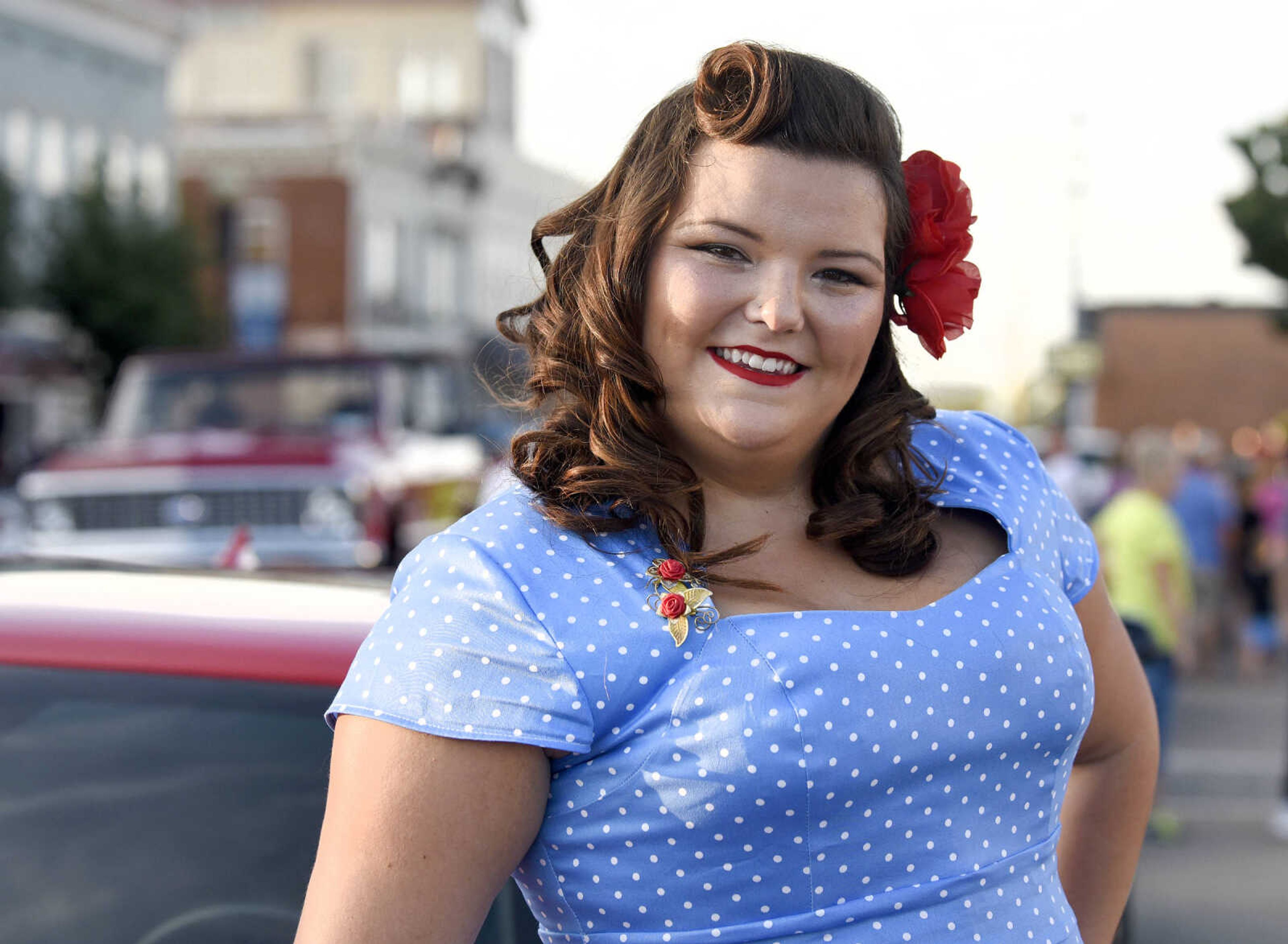 LAURA SIMON ~ lsimon@semissourian.com

Gabrielle Huber poses for a photo during the Perryville Pin-Up contest on Saturday, Sept 3, 2016, in Perryville, Missouri.