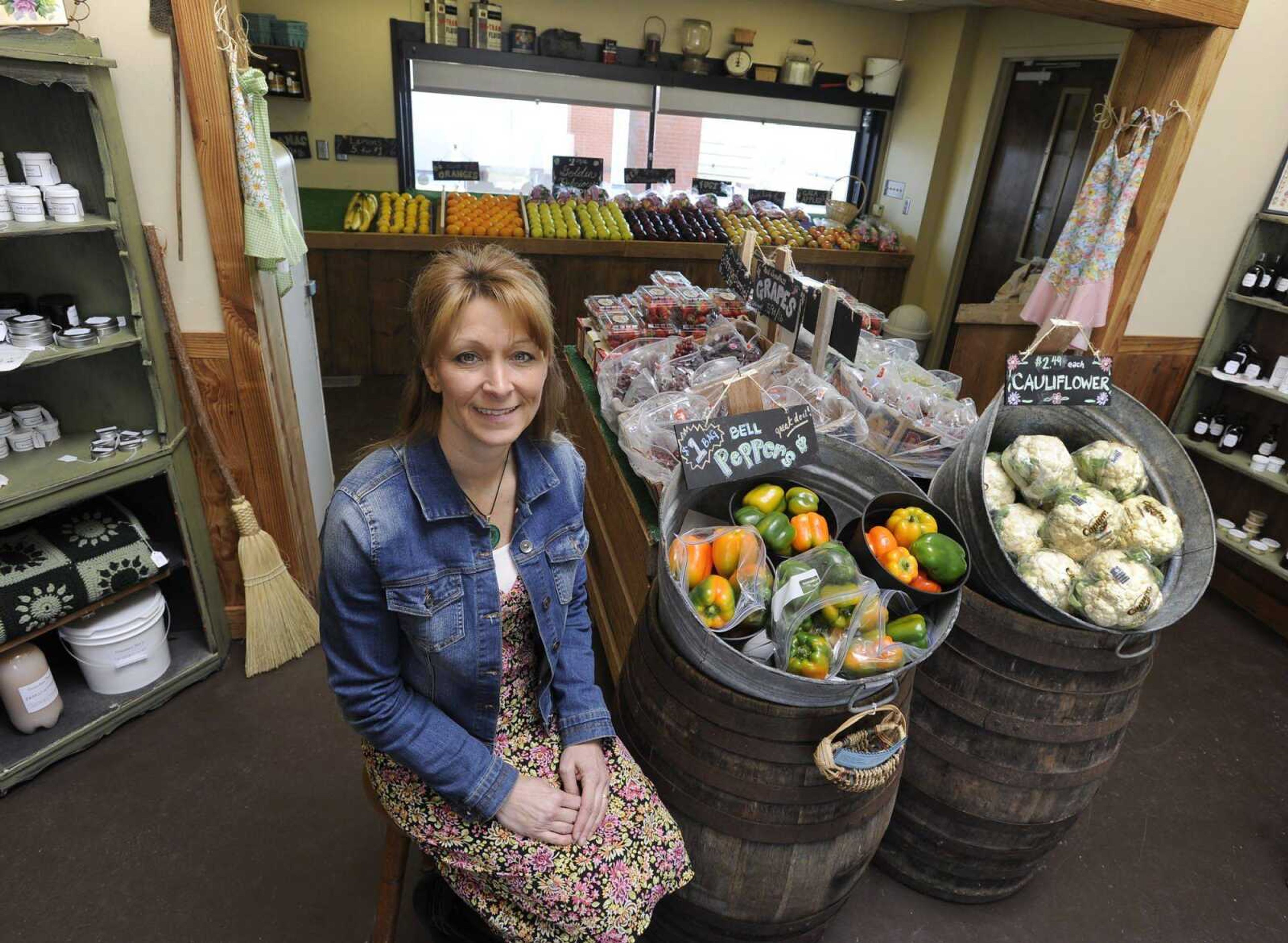 Debbie Hadler has opened Grandma Bea&#8217;s in a former drive-up bank building next to Buchheit in Perryville, Mo. (Fred Lynch)