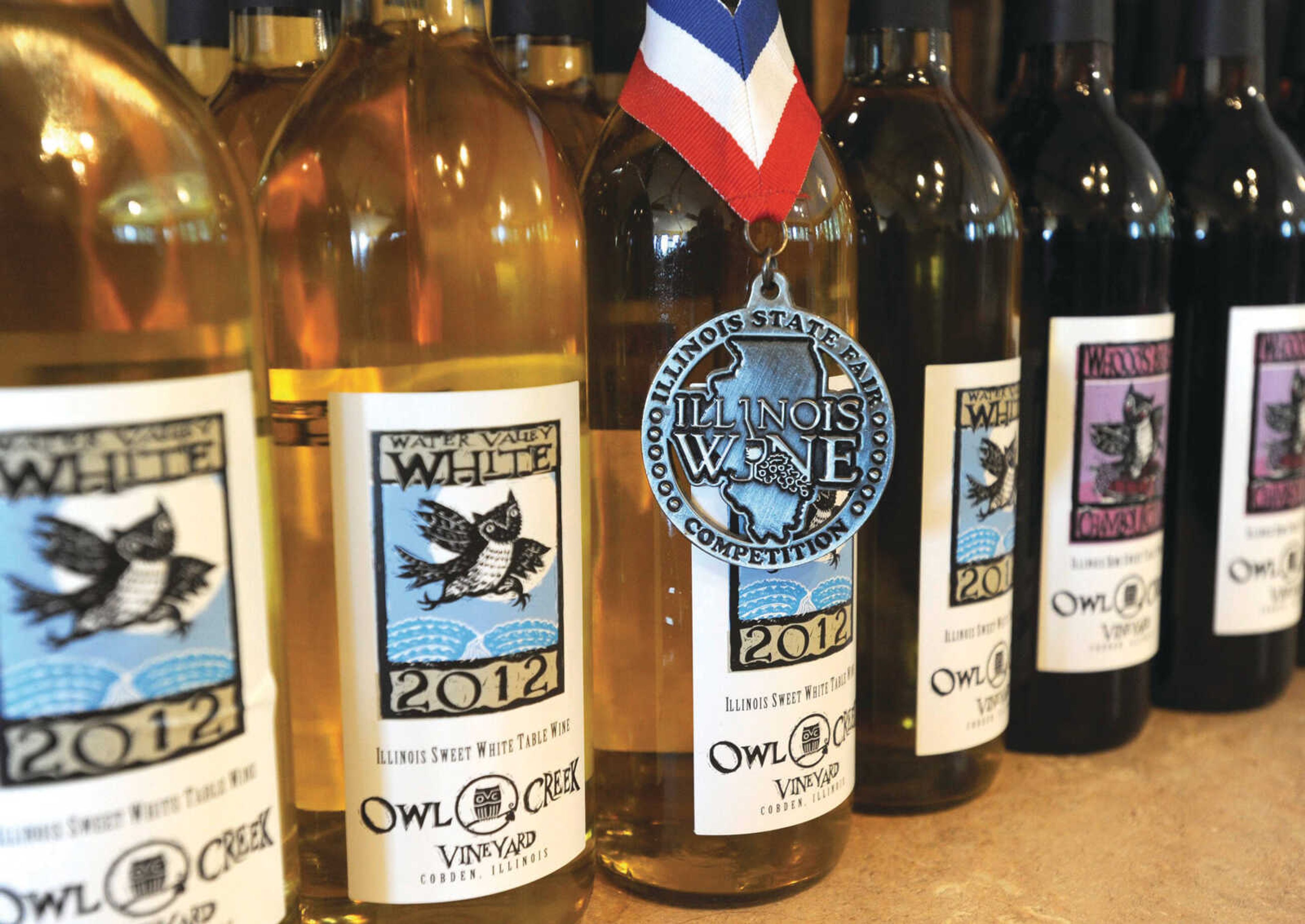 Owl Creek Vineyard has won numerous awards at the Illinois State Fair.