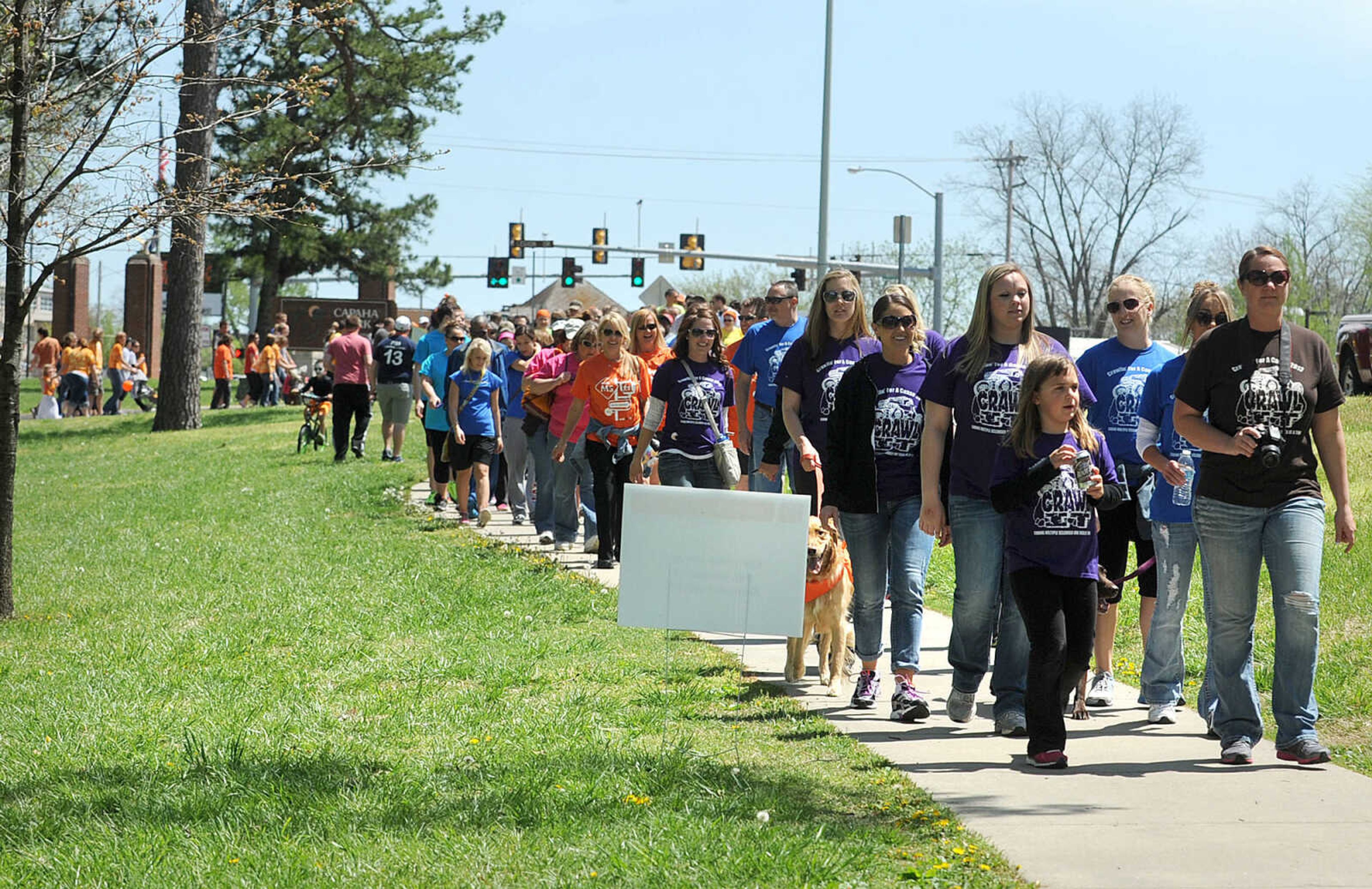 LAURA SIMON ~ lsimon@semissourian.com

The 25th annual Walk MS, Sunday afternoon, April 21, 2013 at Capaha Park.