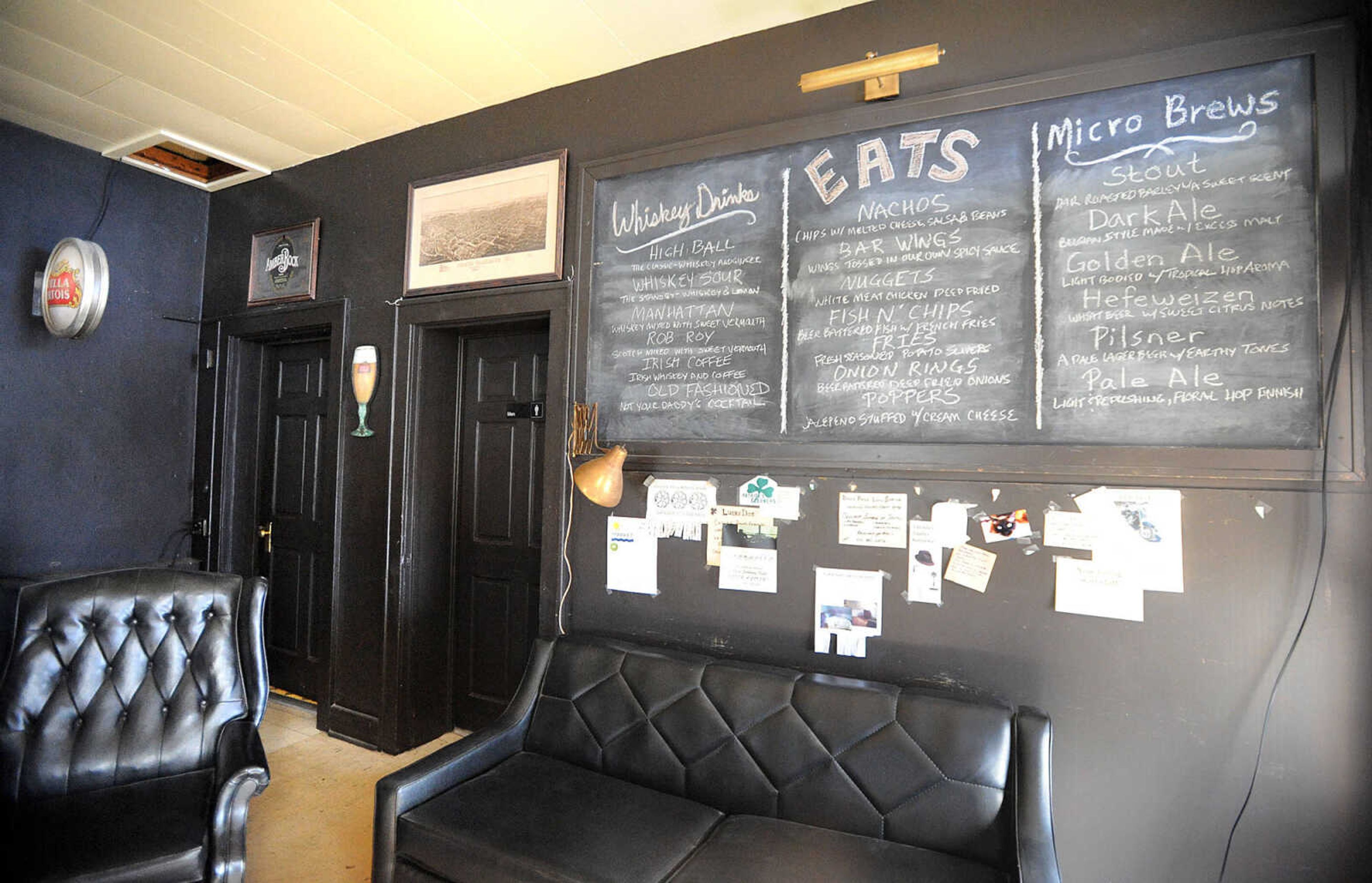 LAURA SIMON ~ lsimon@semissourian.com

A look at the inside of The Bar, which is owned by Nick Dunne and his sister Go in the movie "Gone Girl."