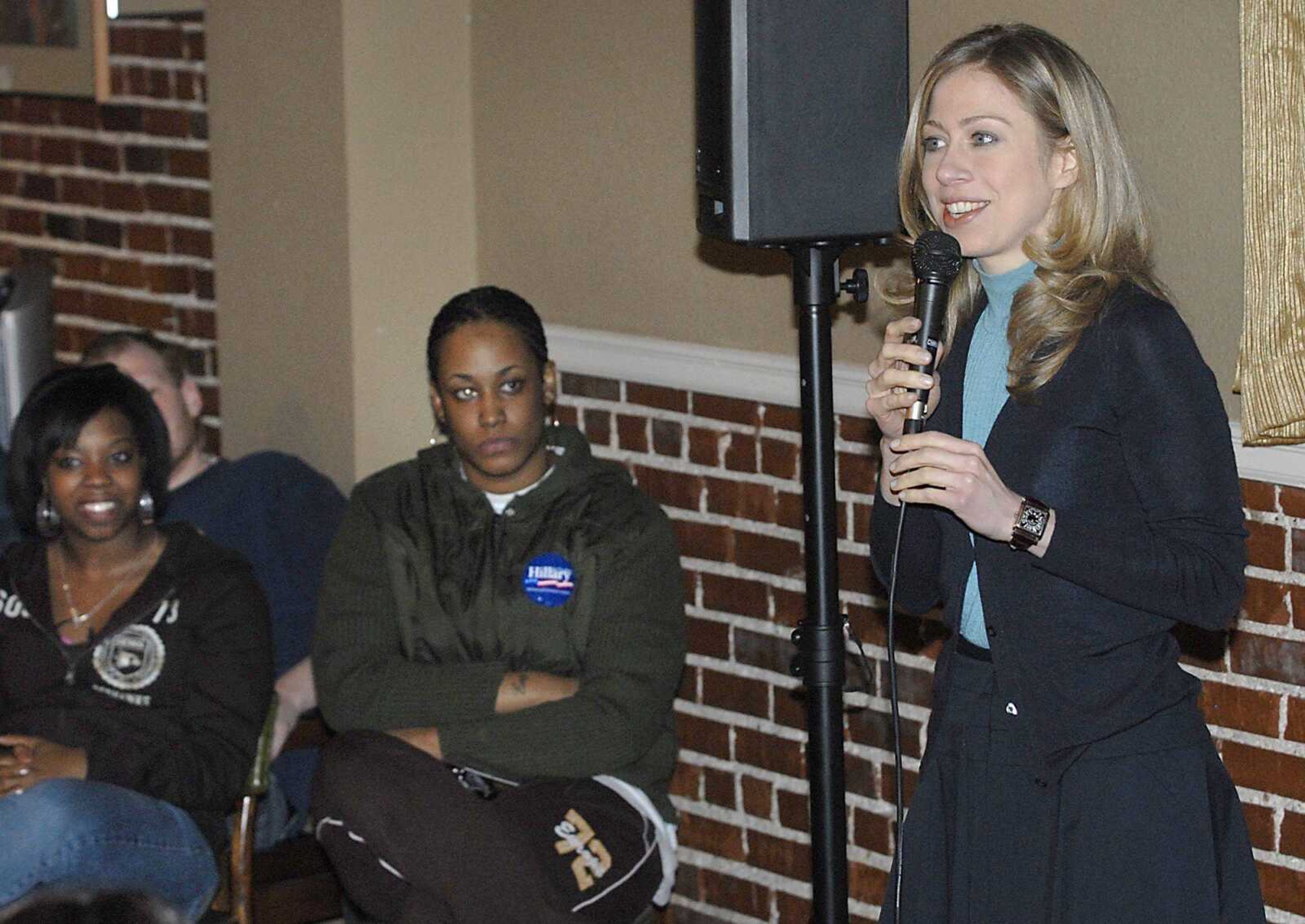 Chelsea Clinton brought her mother Hillary Clinton's presidential campaign to Cape Girardeau Sunday night at Grace Cafe. (Fred Lynch)