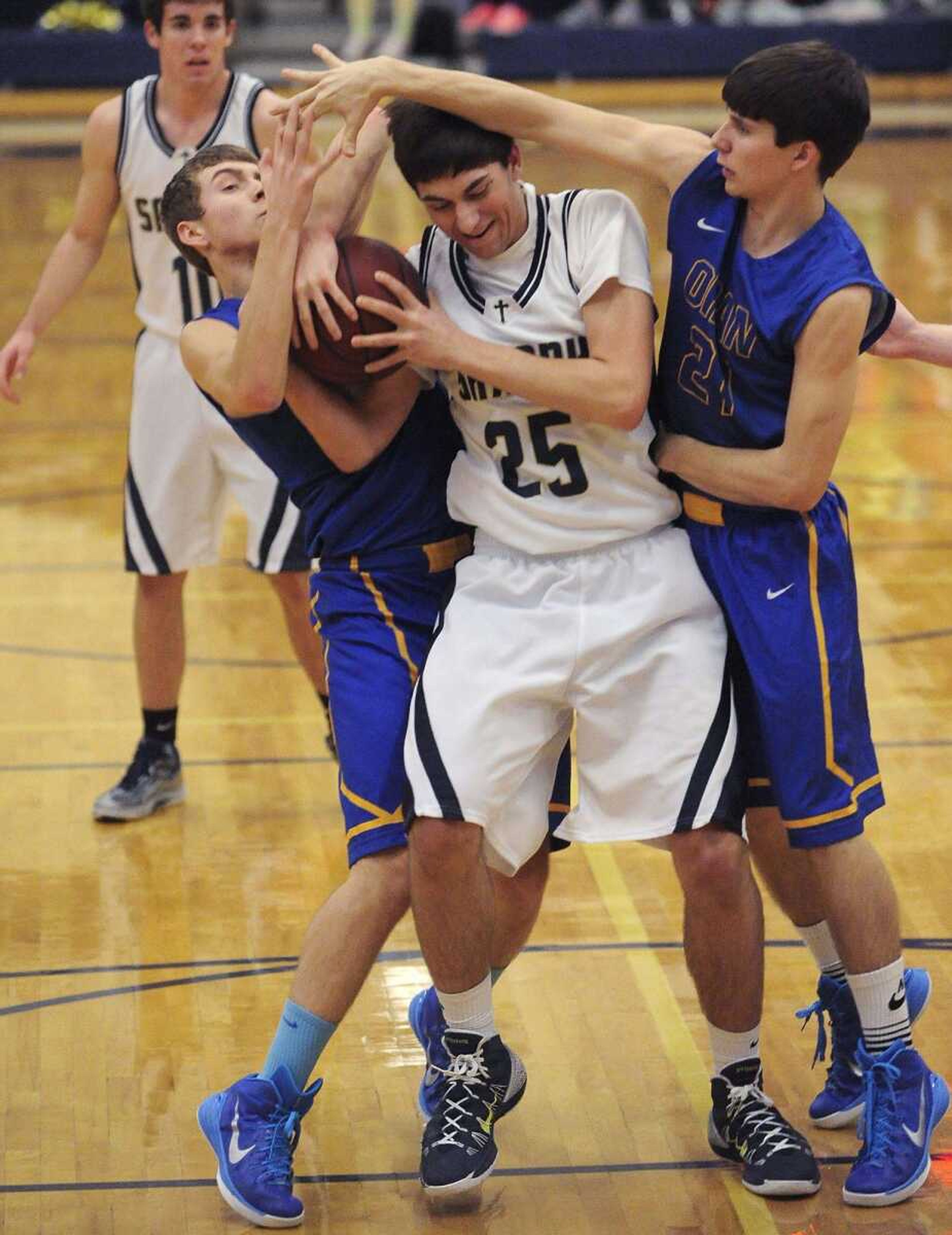 Saxony Lutheran's Nathan Ruark is one of eight sophomores on this year's Crusaders squad. (Southeast Missourian file)