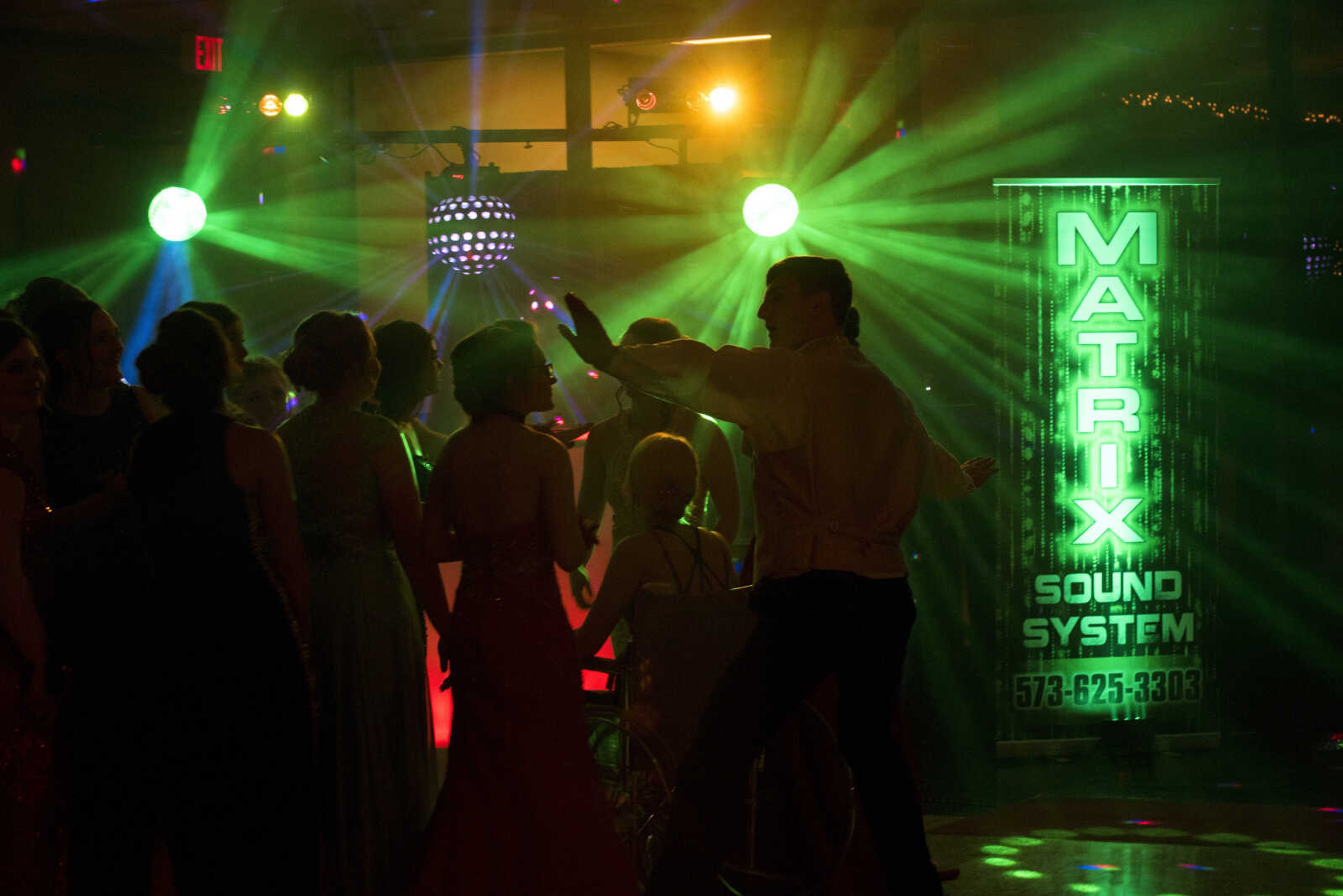 Students dance during the Chaffee prom Saturday, April 1, 2017 at the University Center on the campus of Southeast Missouri State University in Cape Girardeau.