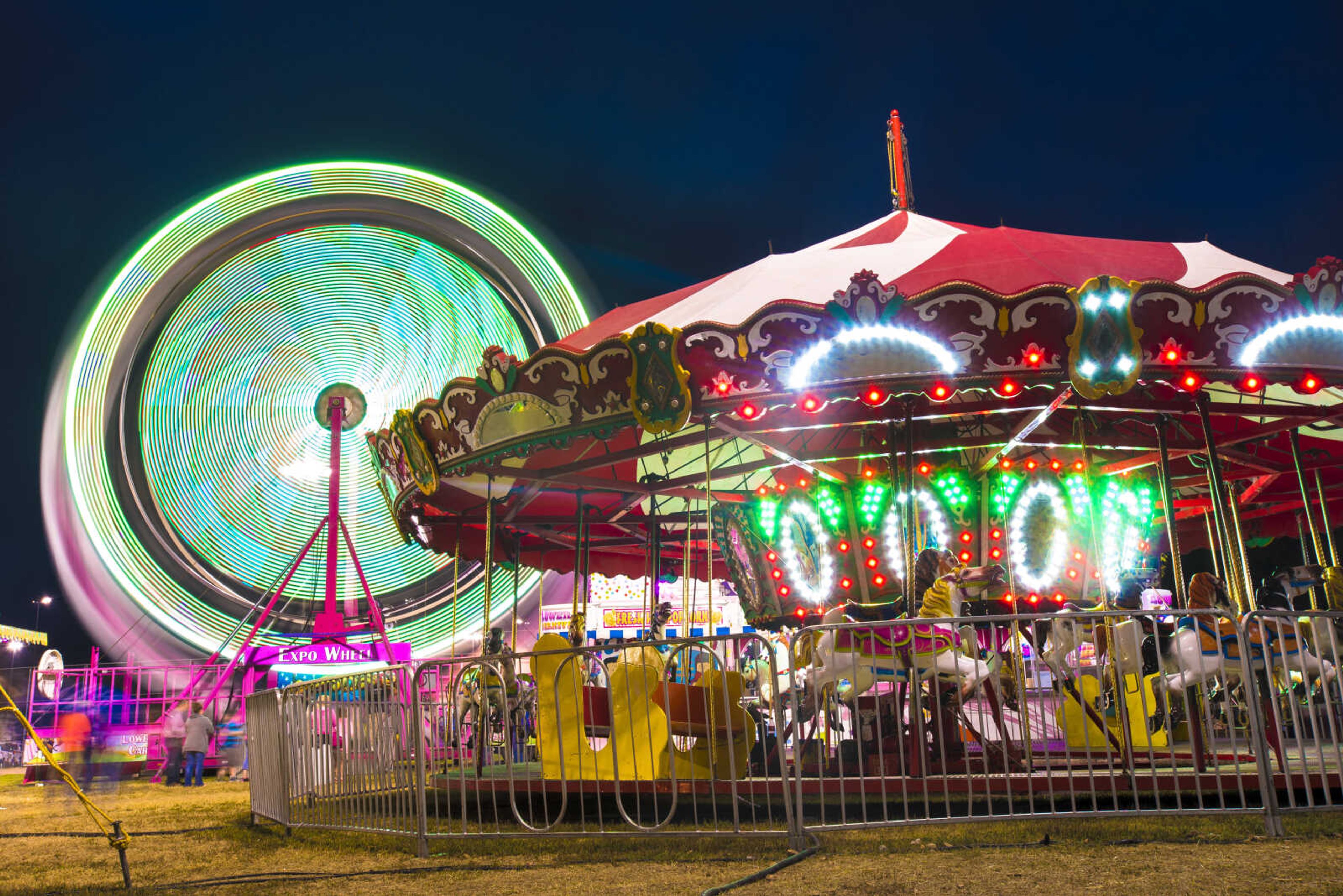 A view of the midway during the SEMO District Fair Wednesday, Sept. 13, 2017 at Arena Park in Cape Girardeau.