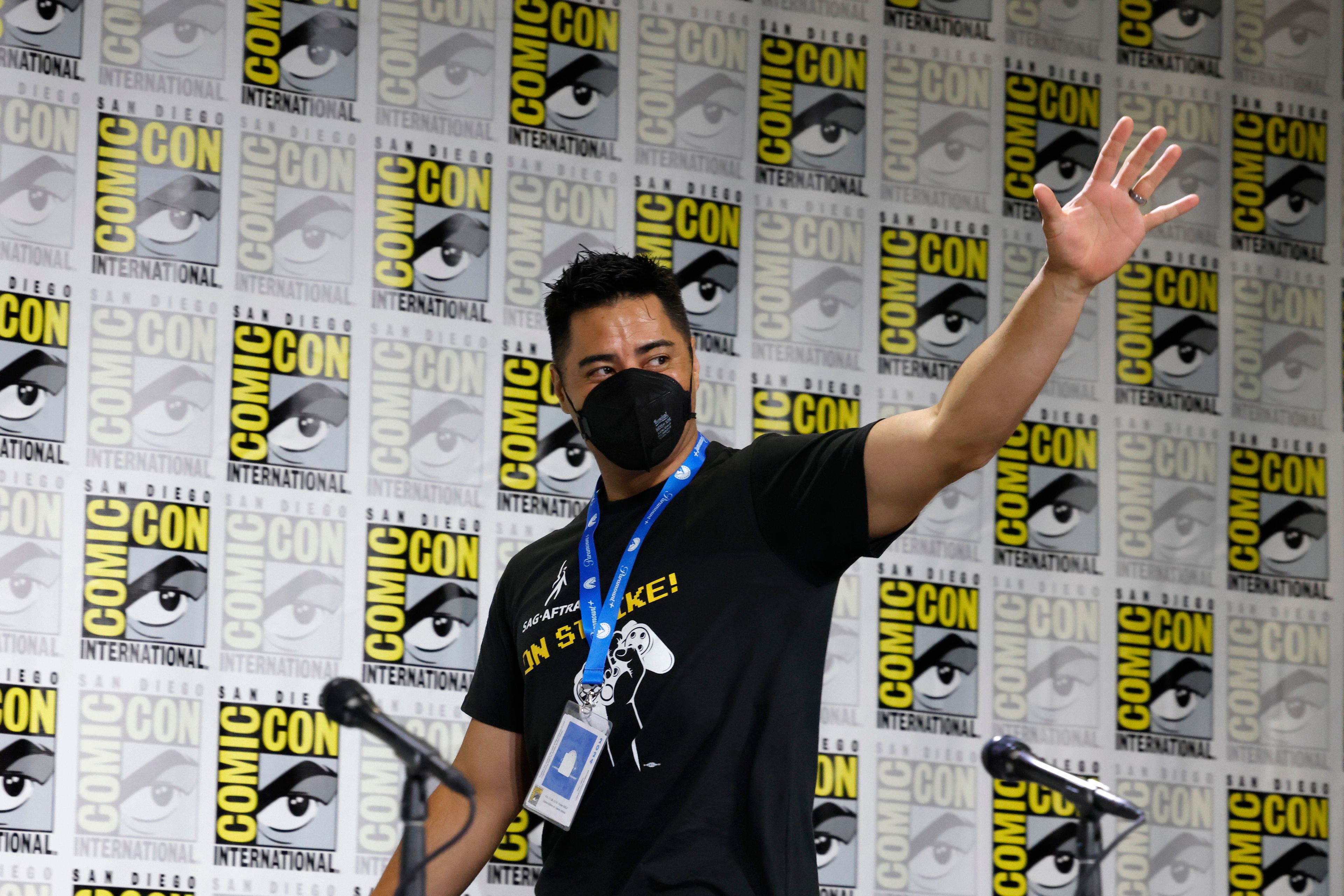 Noshir Dalal attends a panel for SAG-AFTRA "Game Actors on Game Actors" during Comic-Con International on July 26  in San Diego.