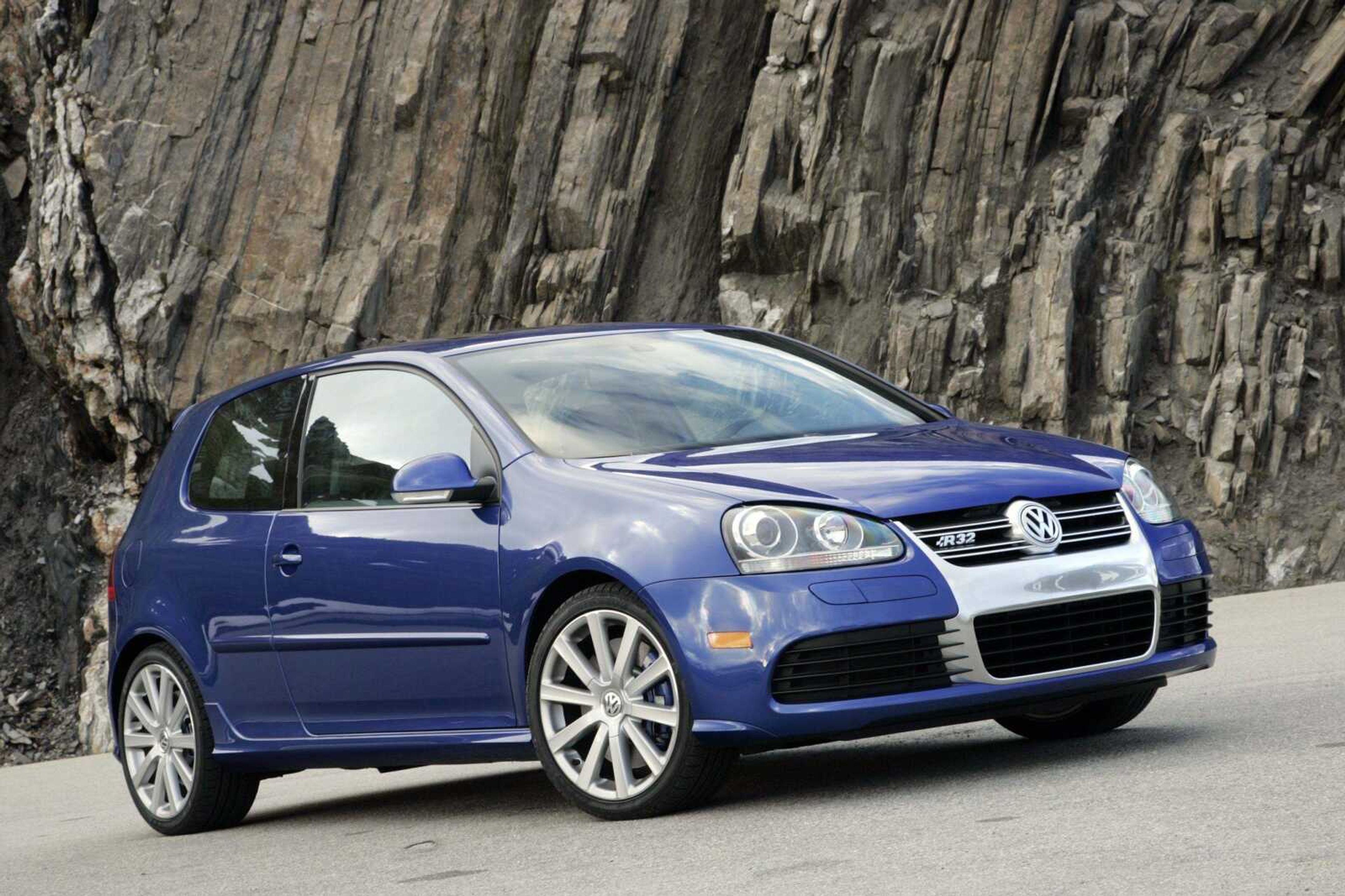 Only 5,000 of the Volks~wagen R32 are available in the United States for the 2008 model year. (Associated Press)