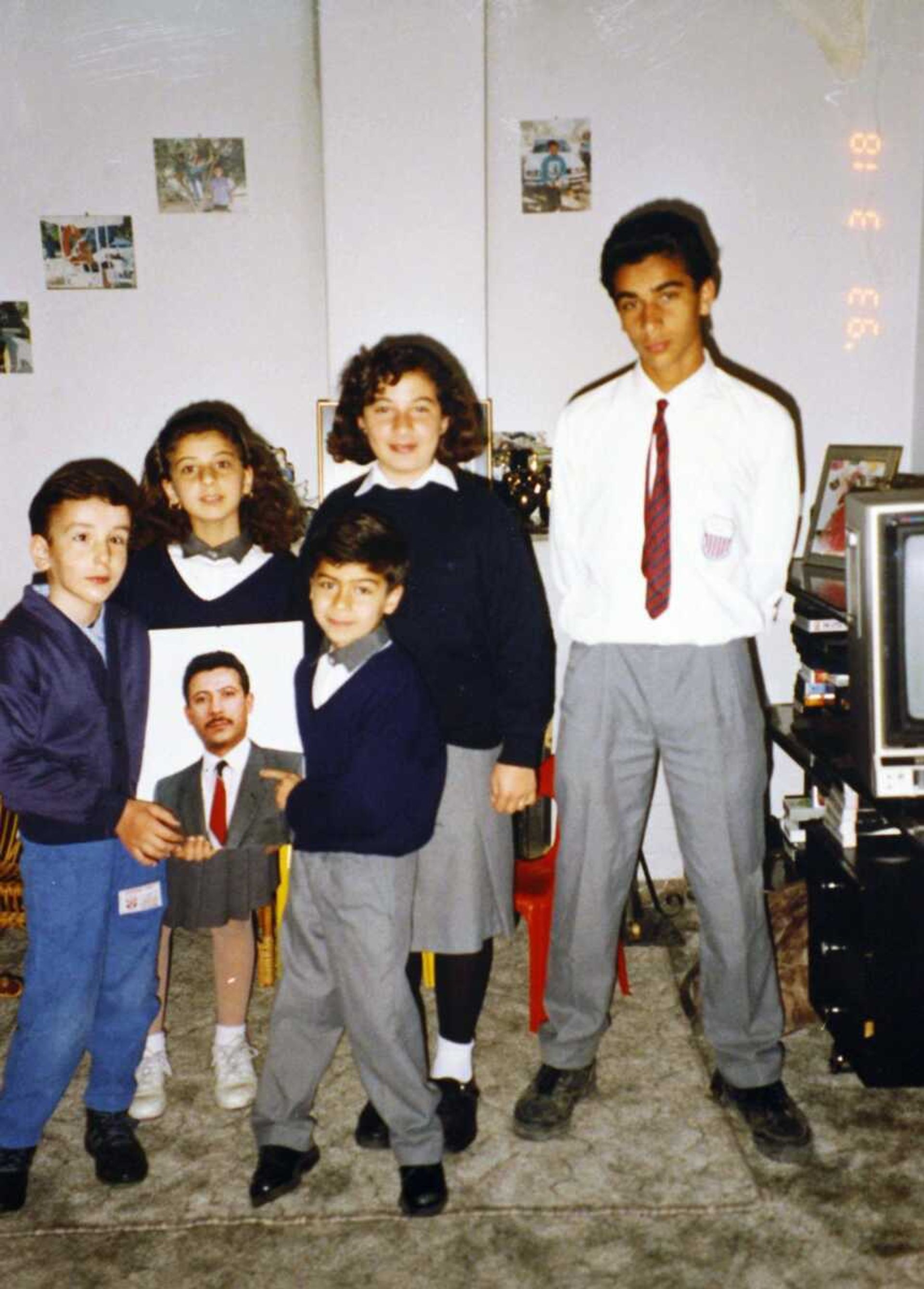 U.S. District Court, Brooklyn, N.Y.In this March 18, 1993, photo released by U.S. District Court in Brooklyn, N.Y., the family of Khalid Duhham Al-Jawary is shown holding a picture of him. Al-Jawary is in federal custody, convicted of building a trio of powerful bombs that were part of a 1973 plot to destroy Israeli targets in New York. Al-Jawary's bombs never detonated and he wasn't brought to justice until two decades later after fleeing the country. On Feb. 19, Al-Jawary, 63, will be released.