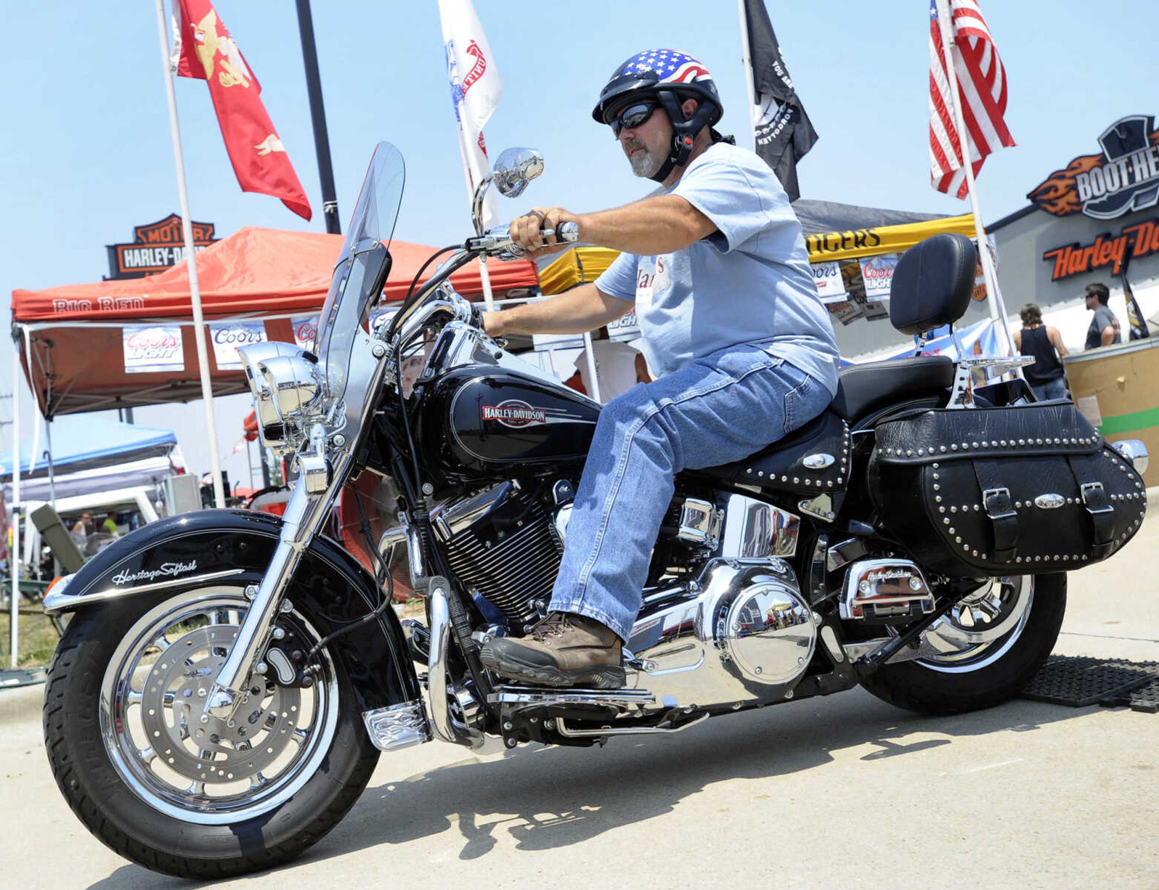 The Bootheel Veterans Heritage Ride begins.