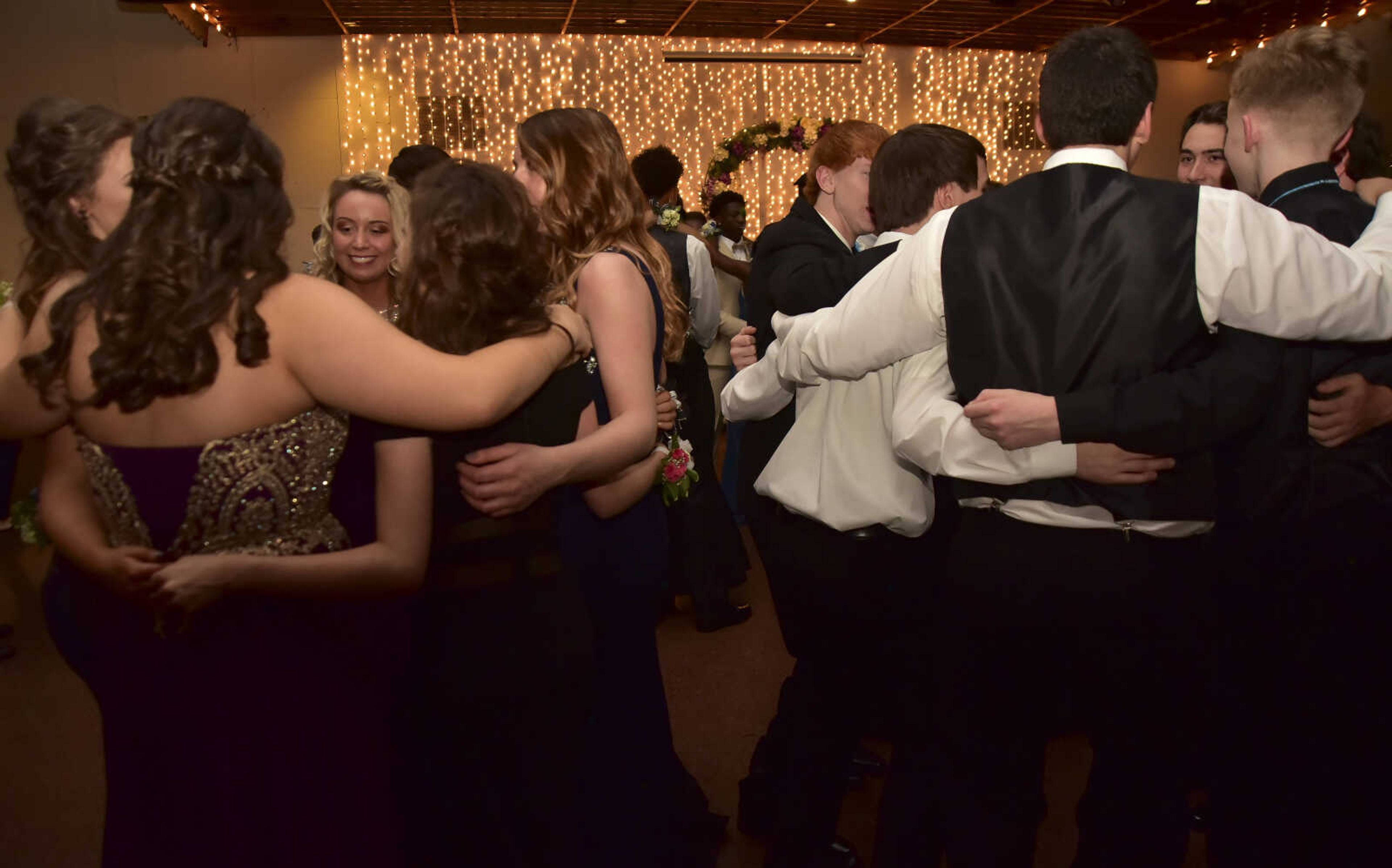 Cape Central students dance during the Cape Girardeau Central prom Saturday, April 29, 2017 at Ray's Plaza Conference Center in Cape Girardeau.